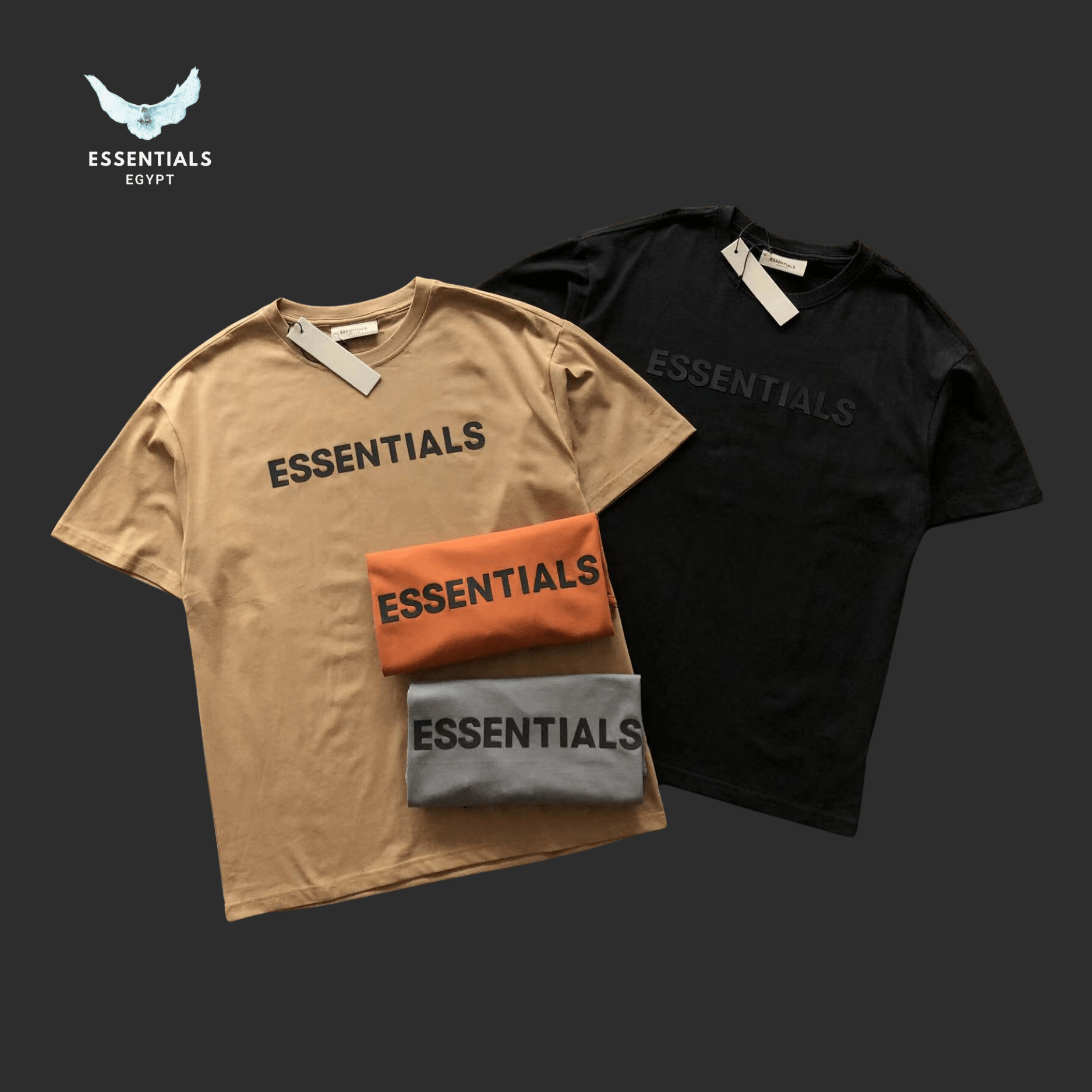 Essentials T-Shirt – Color Block Logo - ESSENTIALS EGYPT