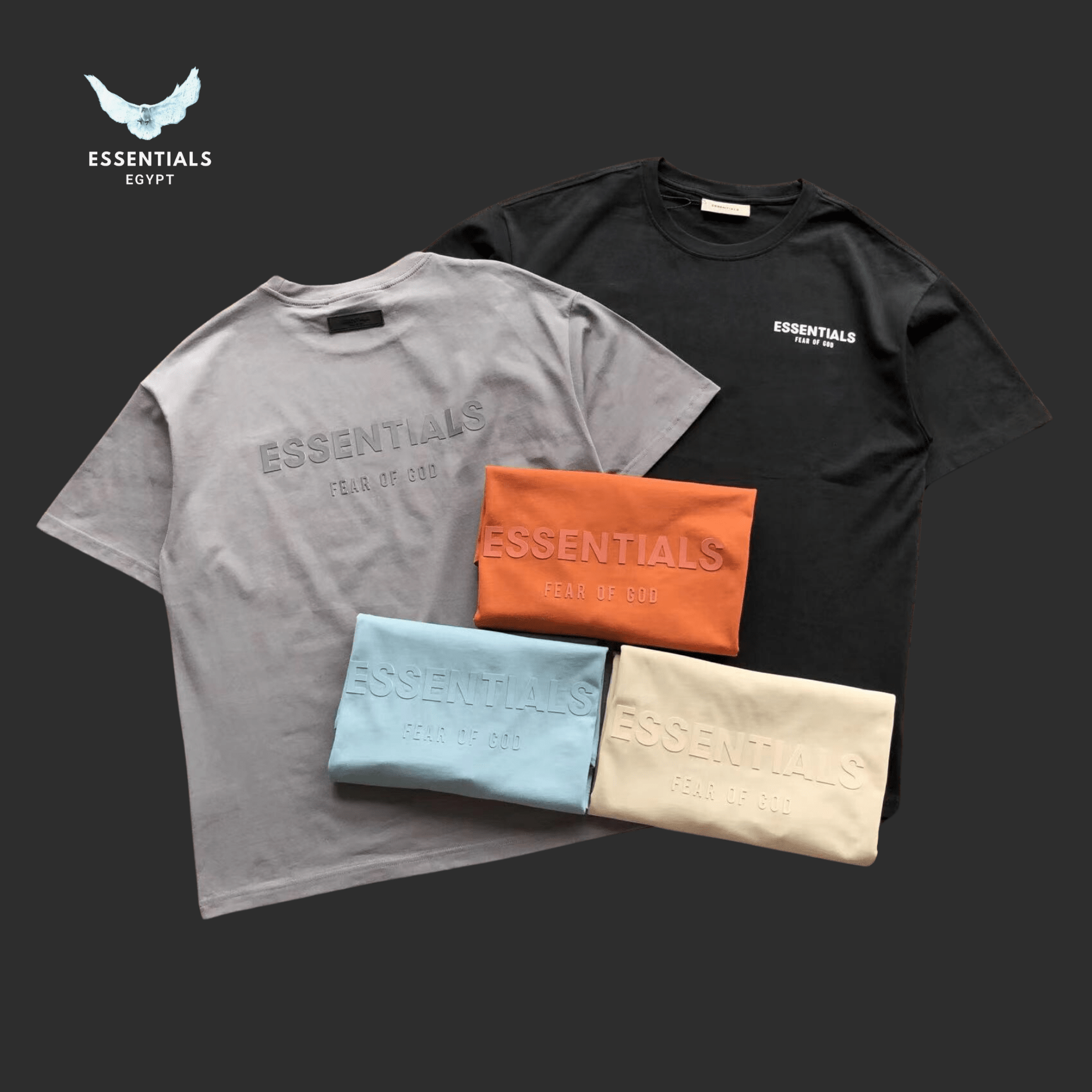 Essentials T-Shirt – Soft Tones Edition - ESSENTIALS EGYPT