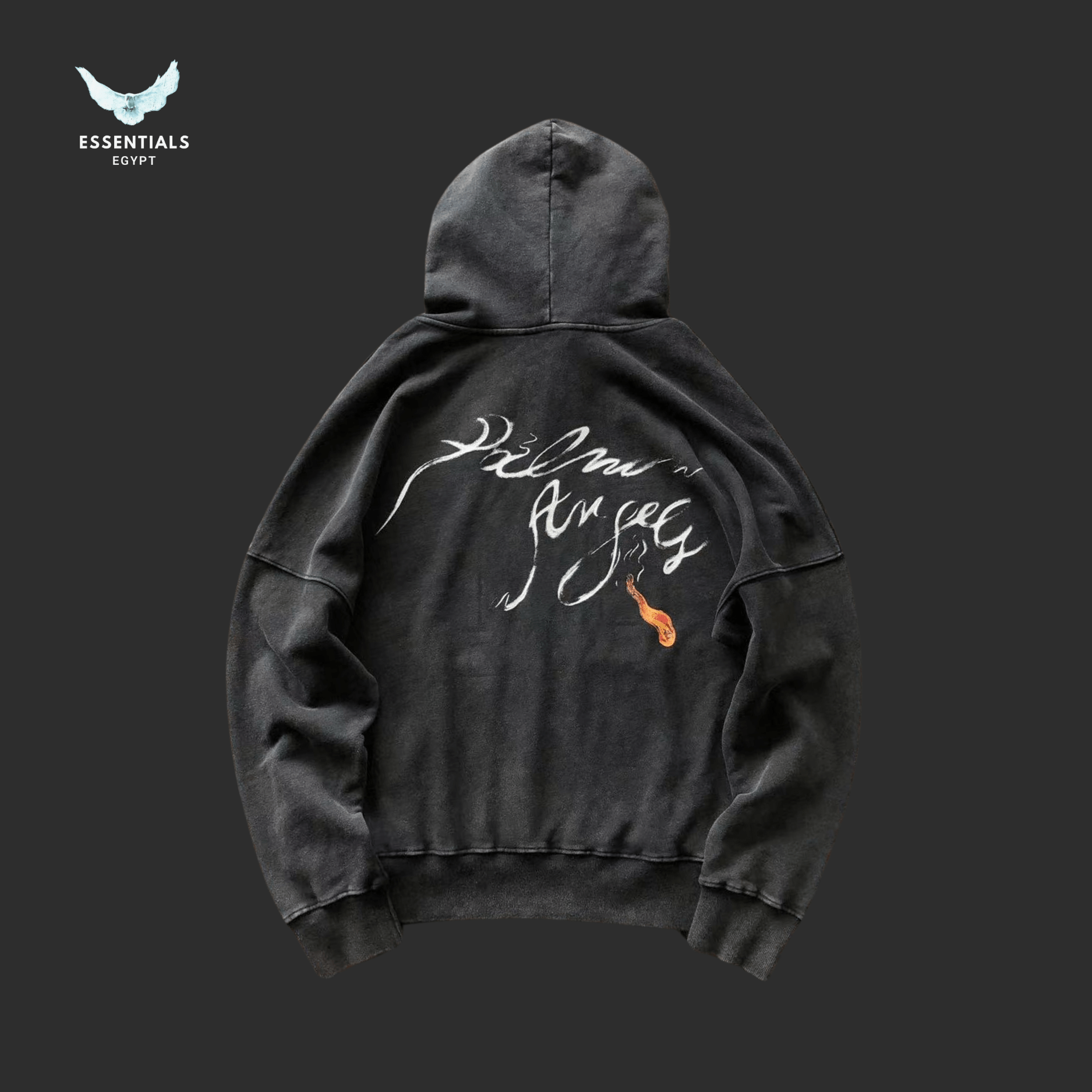 Palm Angels Hoodie – Gothic Arch Logo - ESSENTIALS EGYPT