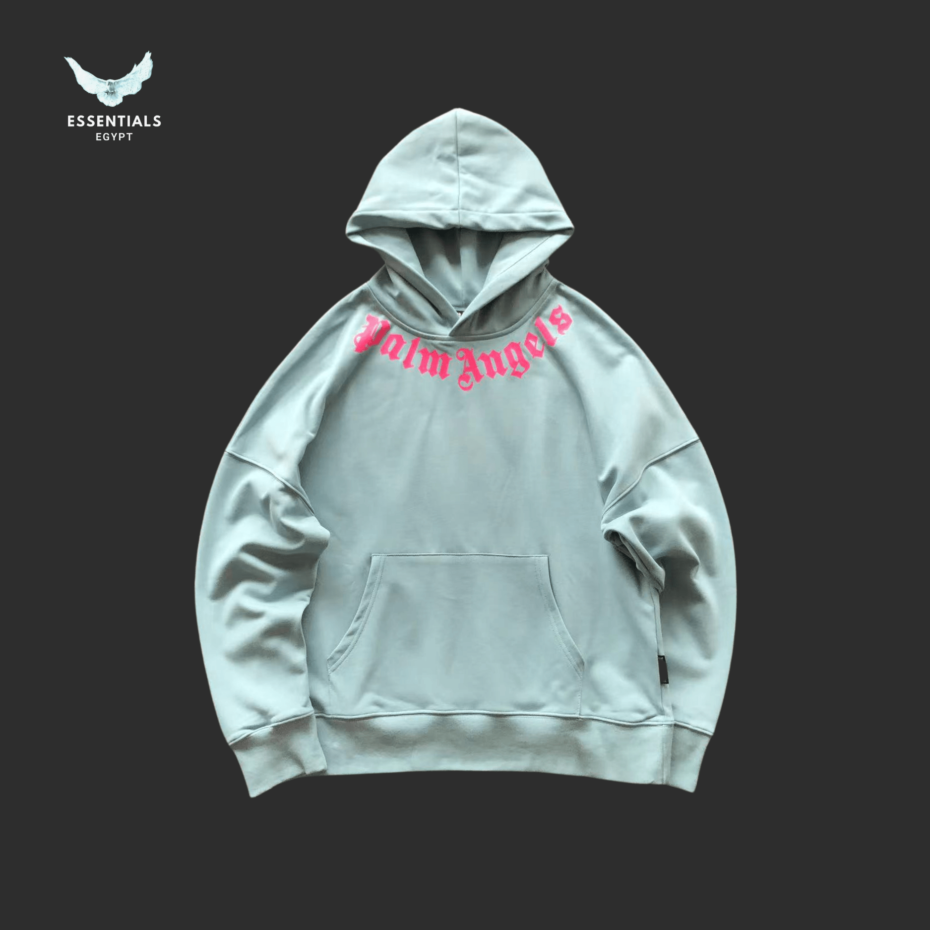 Palm Angels Hoodie – Arched Logo - ESSENTIALS EGYPT