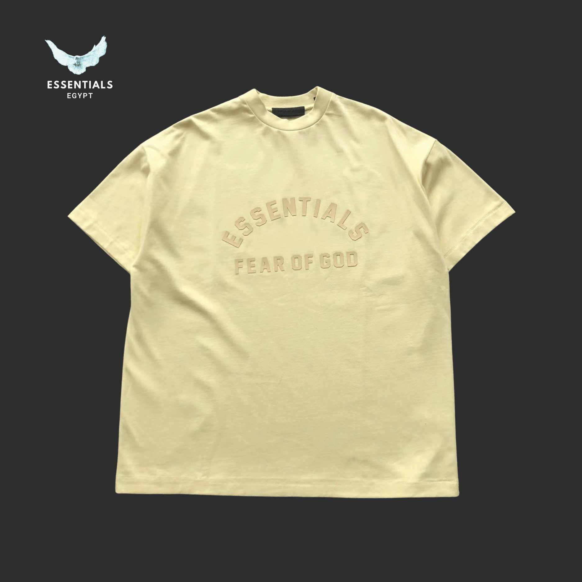 Essentials T-Shirt – Pastel Logo - ESSENTIALS EGYPT