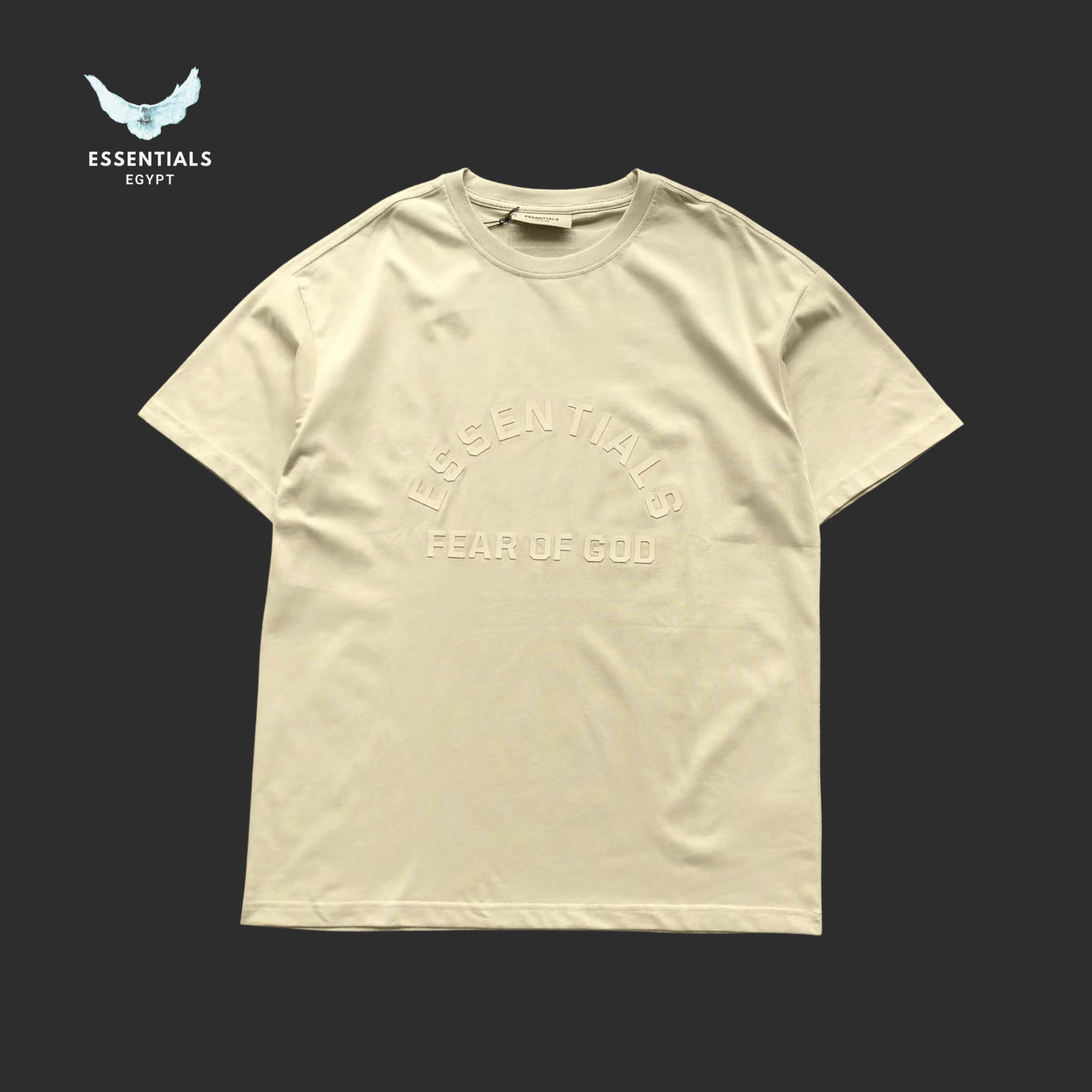 Essentials T-Shirt – Shadow Chest Logo - ESSENTIALS EGYPT