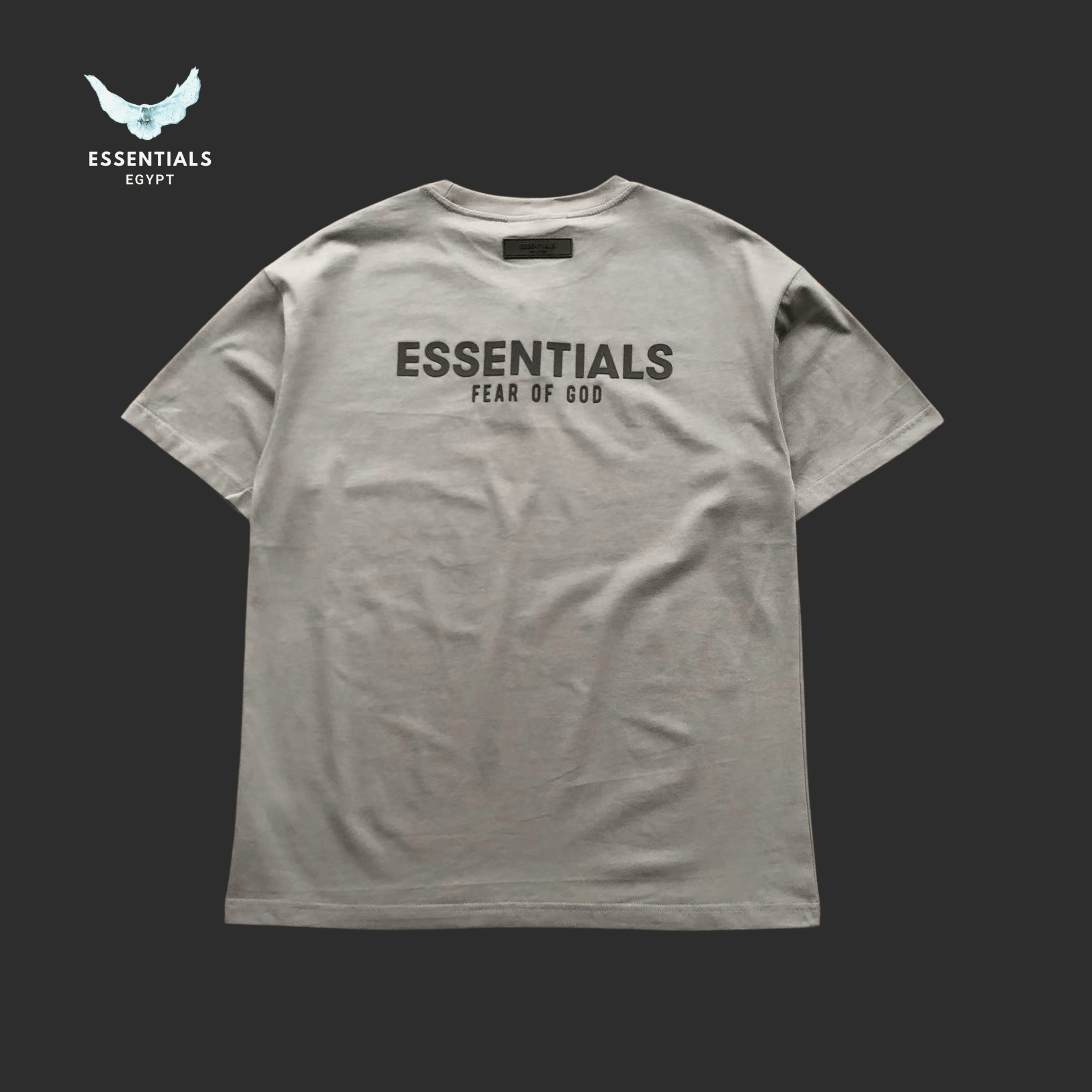 Essentials T-Shirt – Raised Rubber Print - ESSENTIALS EGYPT
