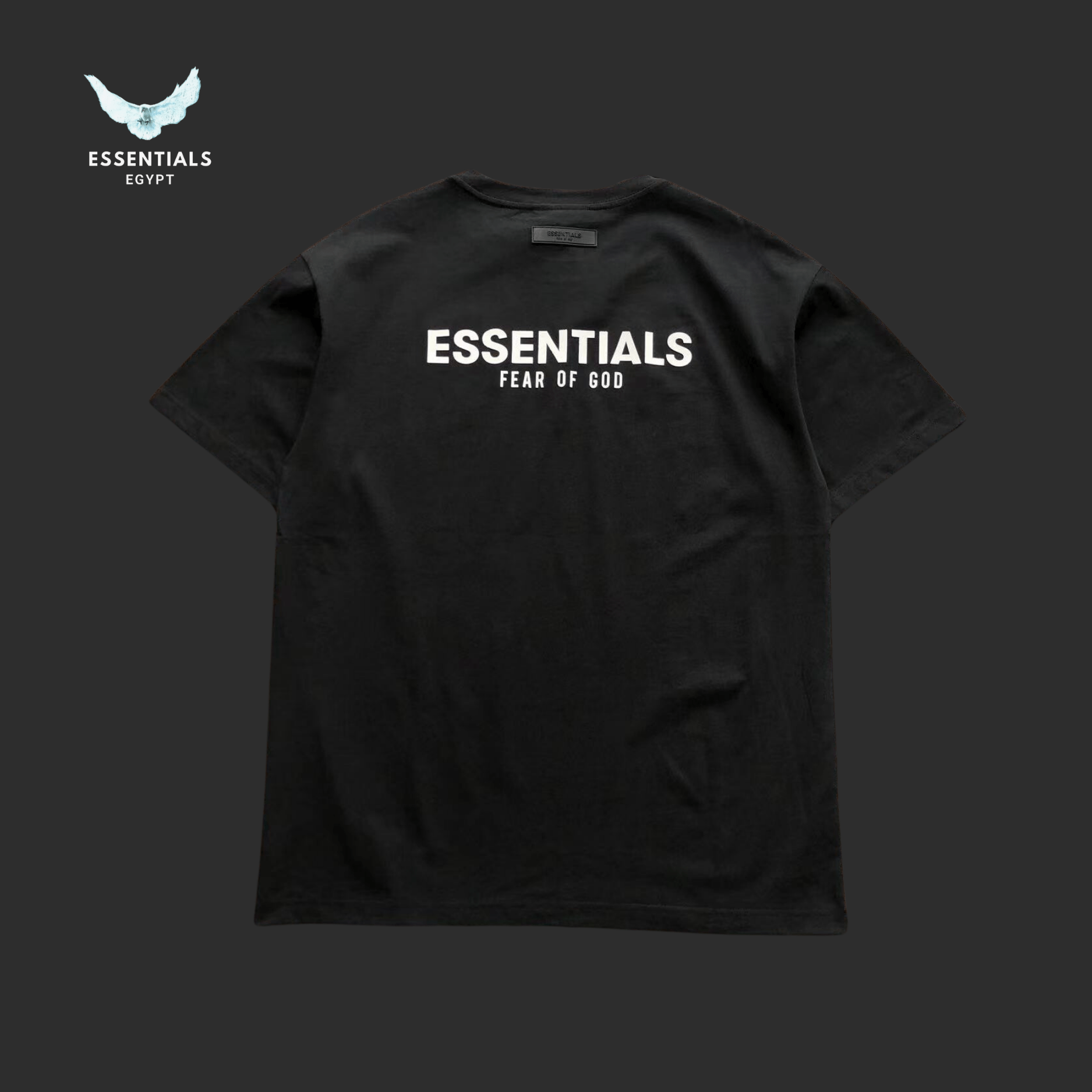 Essentials T-Shirt – Raised Rubber Print - ESSENTIALS EGYPT