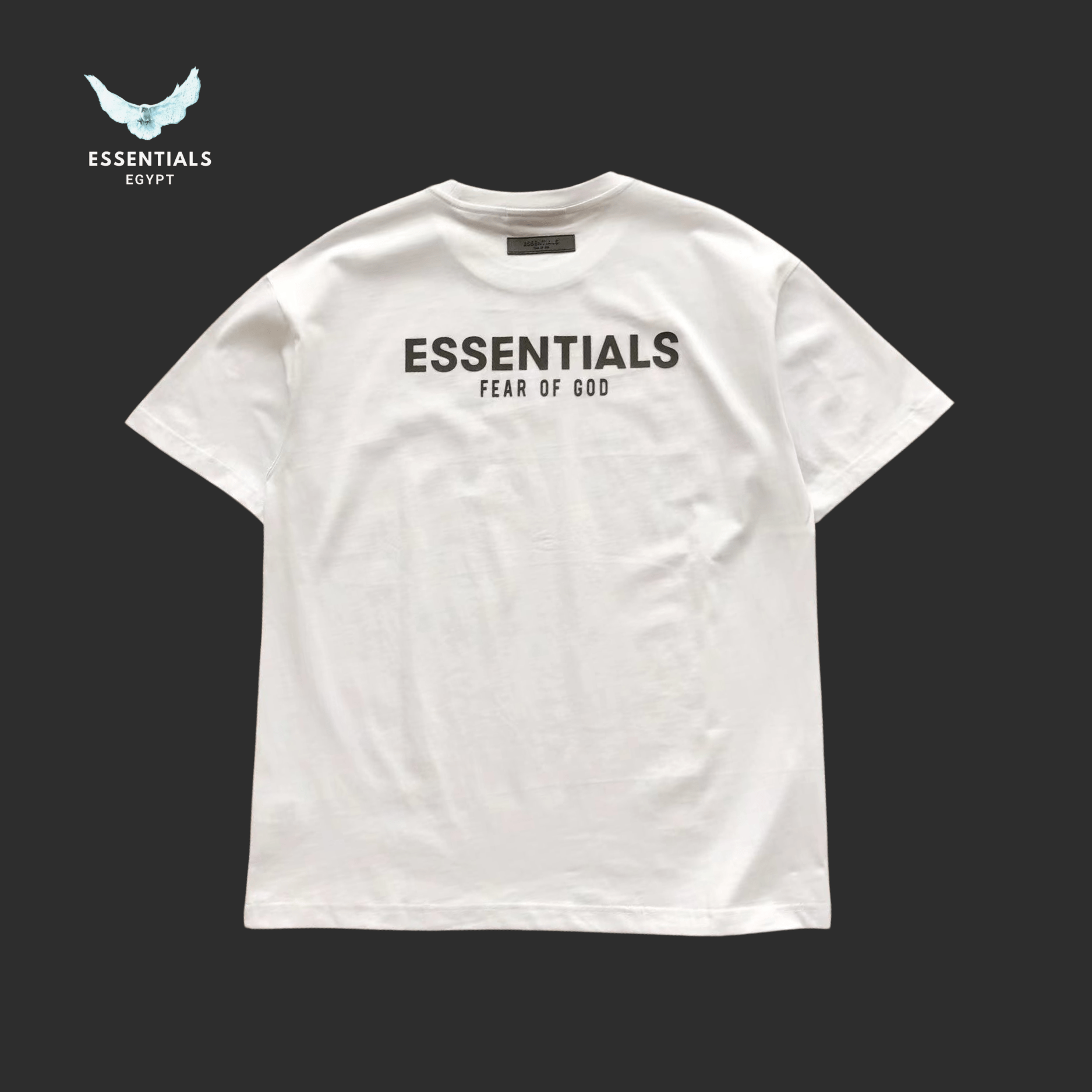 Essentials T-Shirt – Raised Rubber Print - ESSENTIALS EGYPT