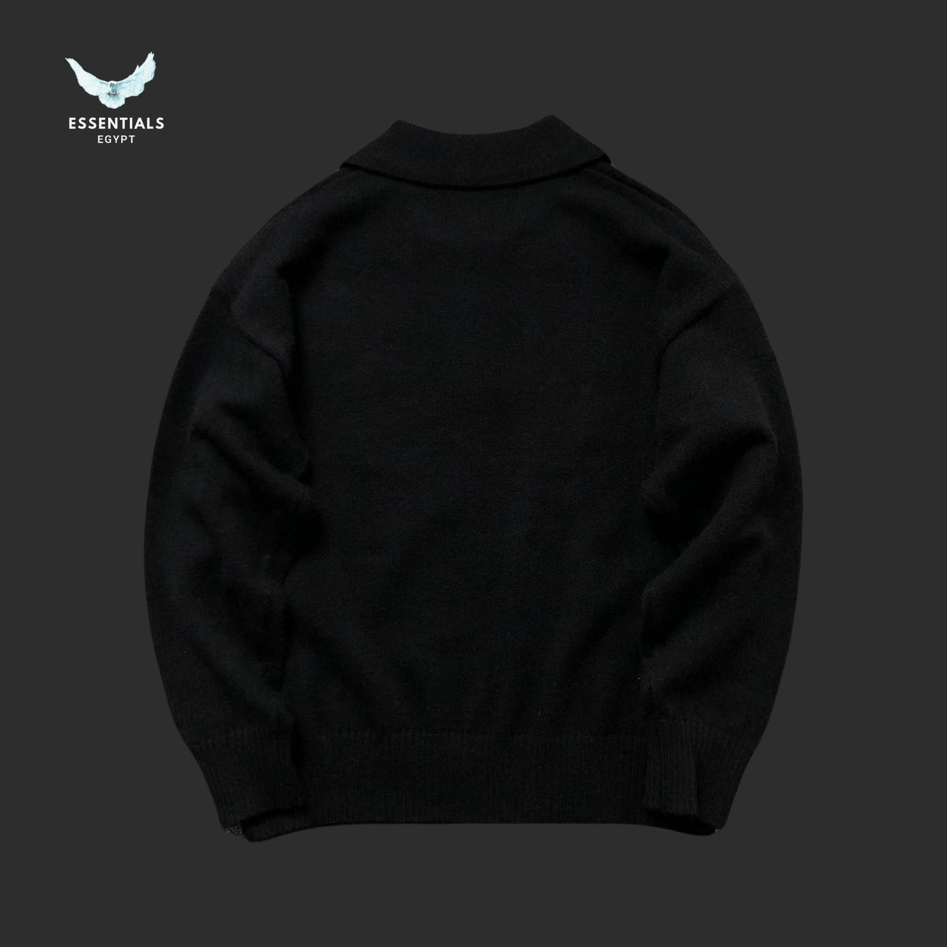 AMI Paris Polo Sweatshirt – Embroidered Heart - ESSENTIALS EGYPT