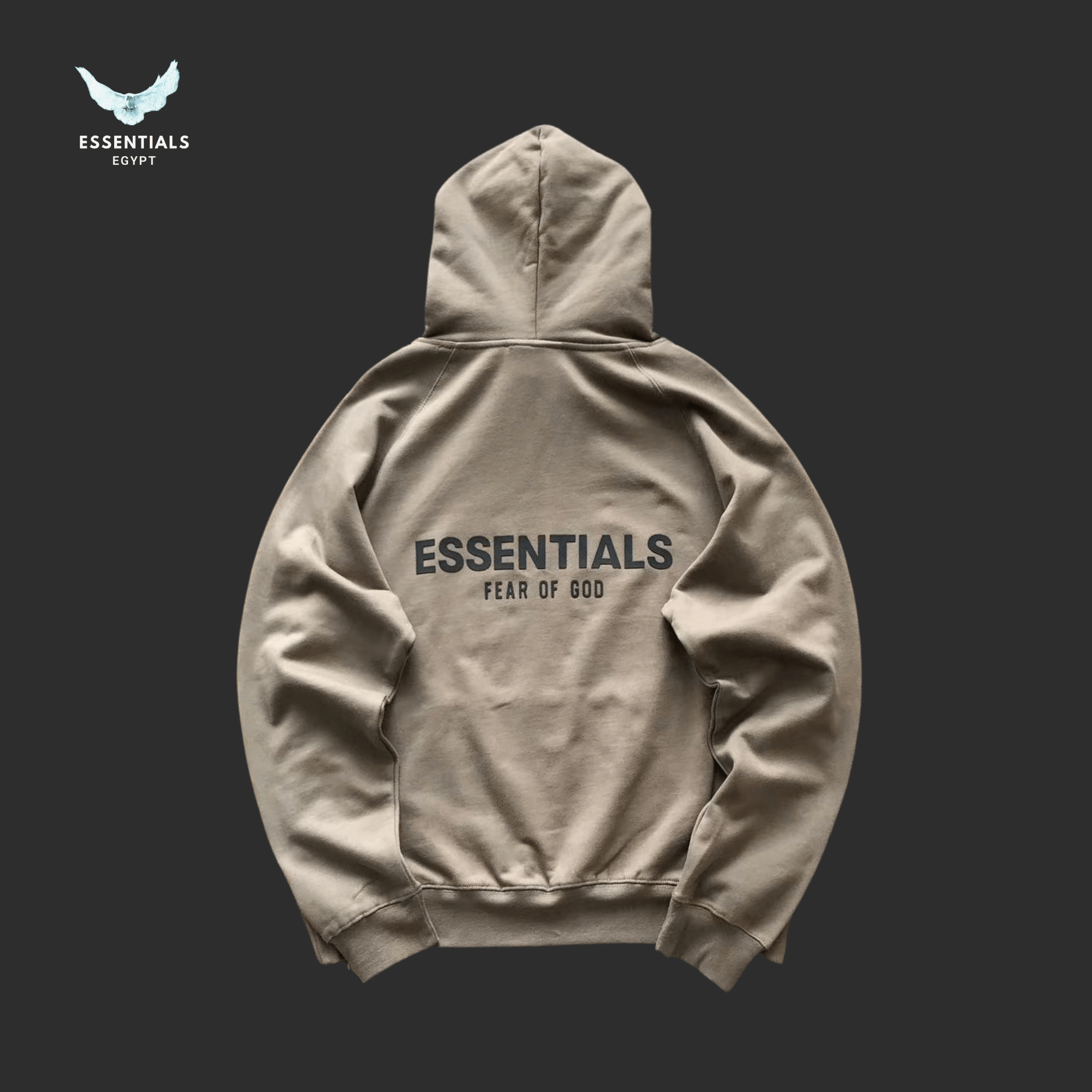 Essentials Hoodie – Mid Logo Panel - ESSENTIALS EGYPT
