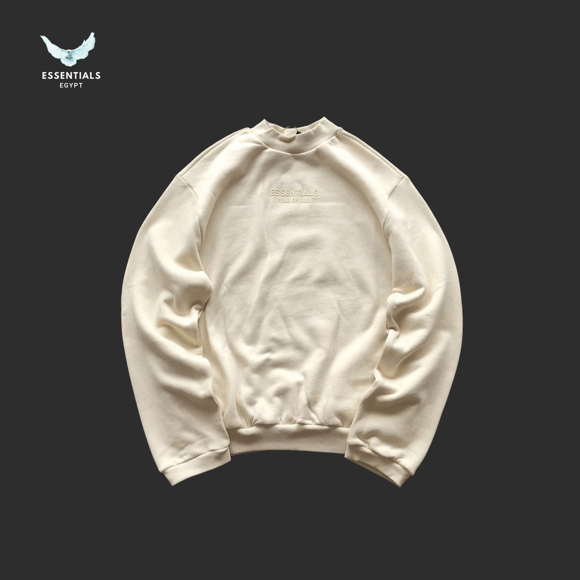 Essentials Sweater – Minimal Logo Crew - ESSENTIALS EGYPT