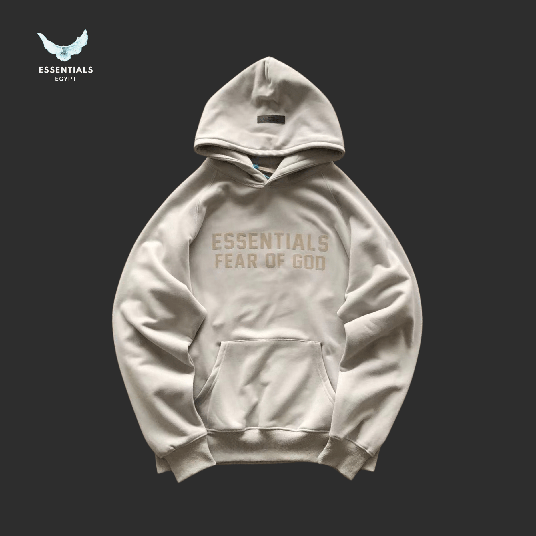 Essentials Hoodie – Fear of God Logo Print - ESSENTIALS EGYPT