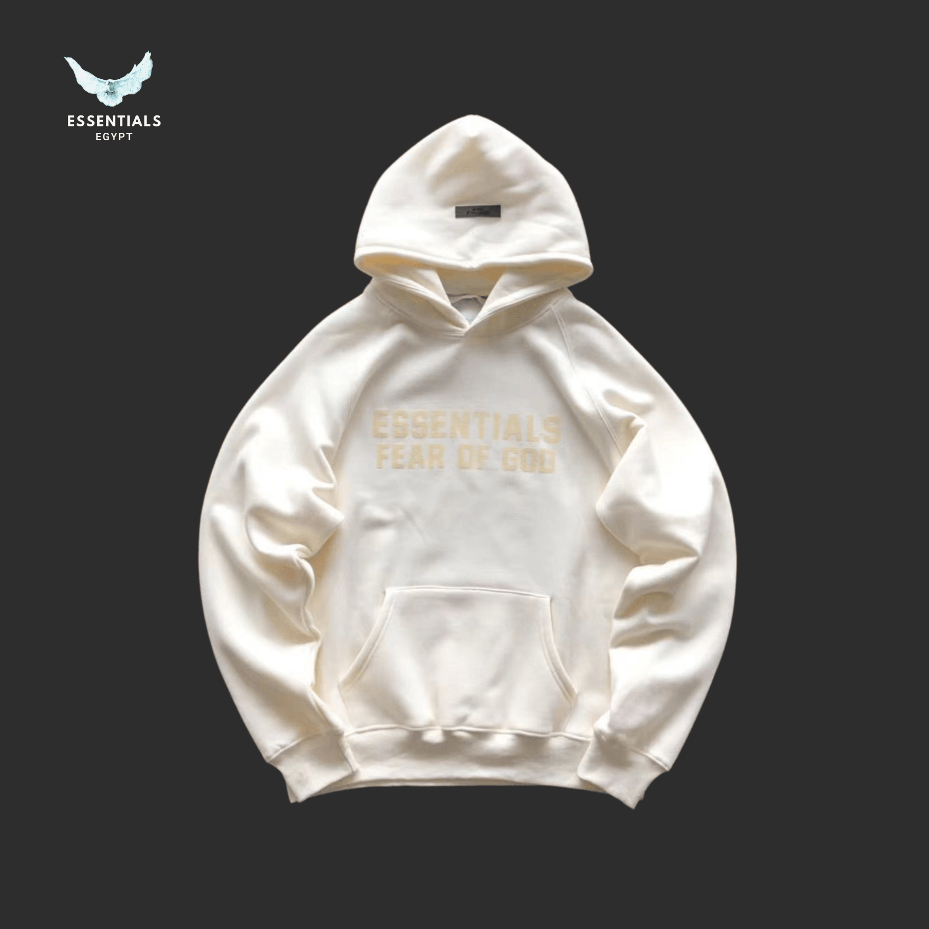 Essentials Hoodie – Fear of God Logo Print - ESSENTIALS EGYPT