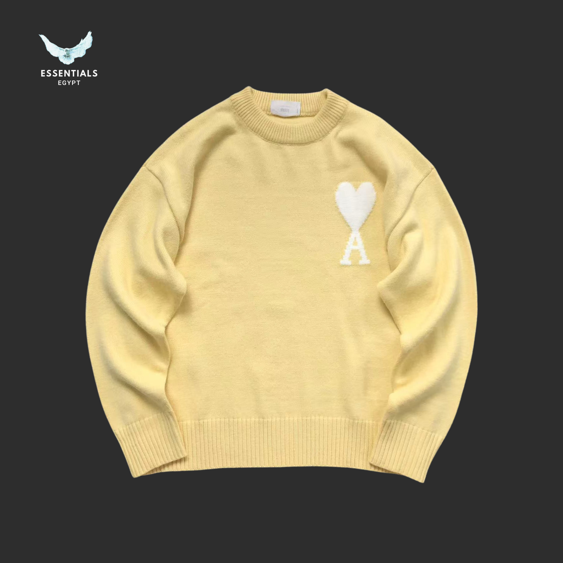AMI Paris Sweatshirt – Pastel Heart Drop - ESSENTIALS EGYPT
