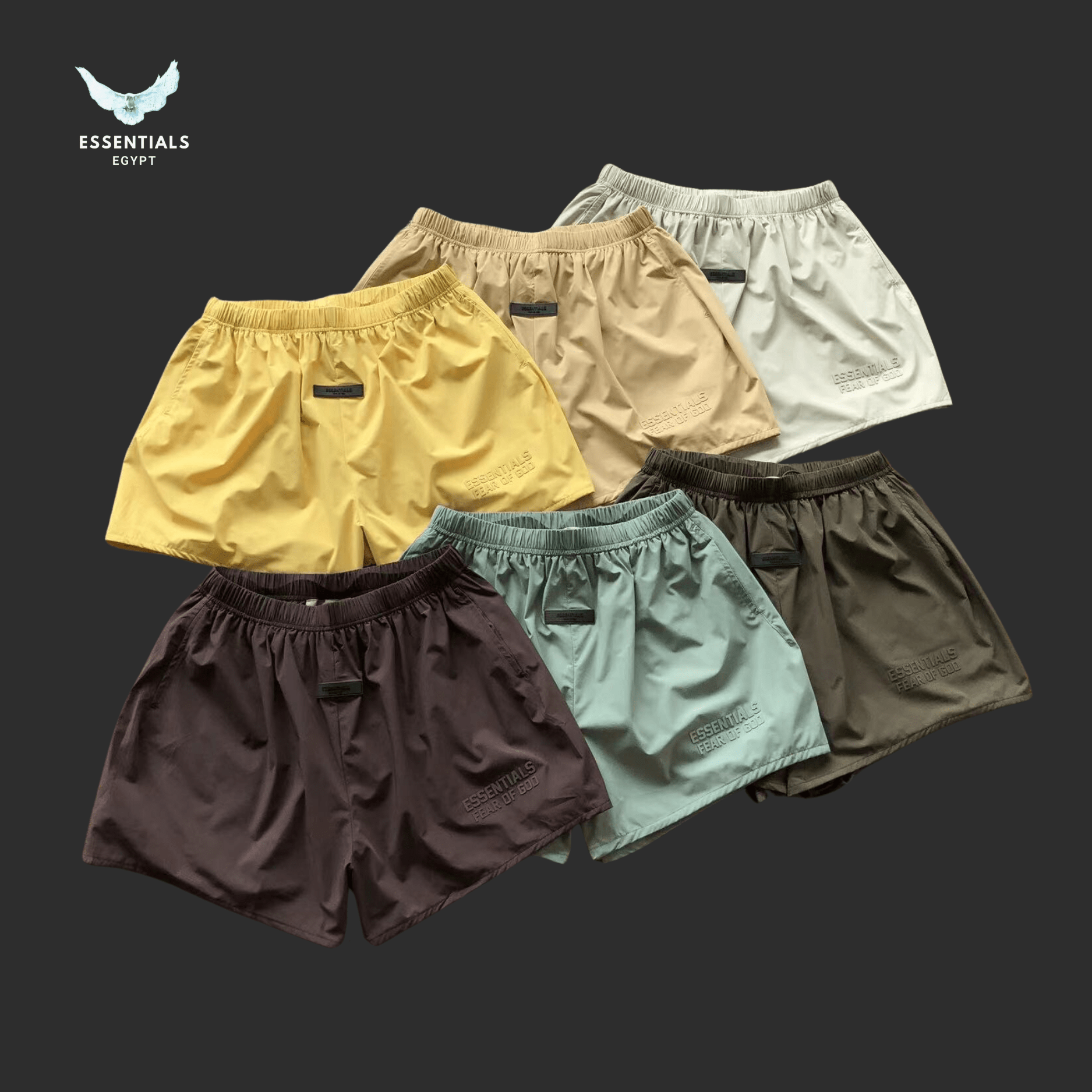 Essentials Shorts – Earth Color - ESSENTIALS EGYPT