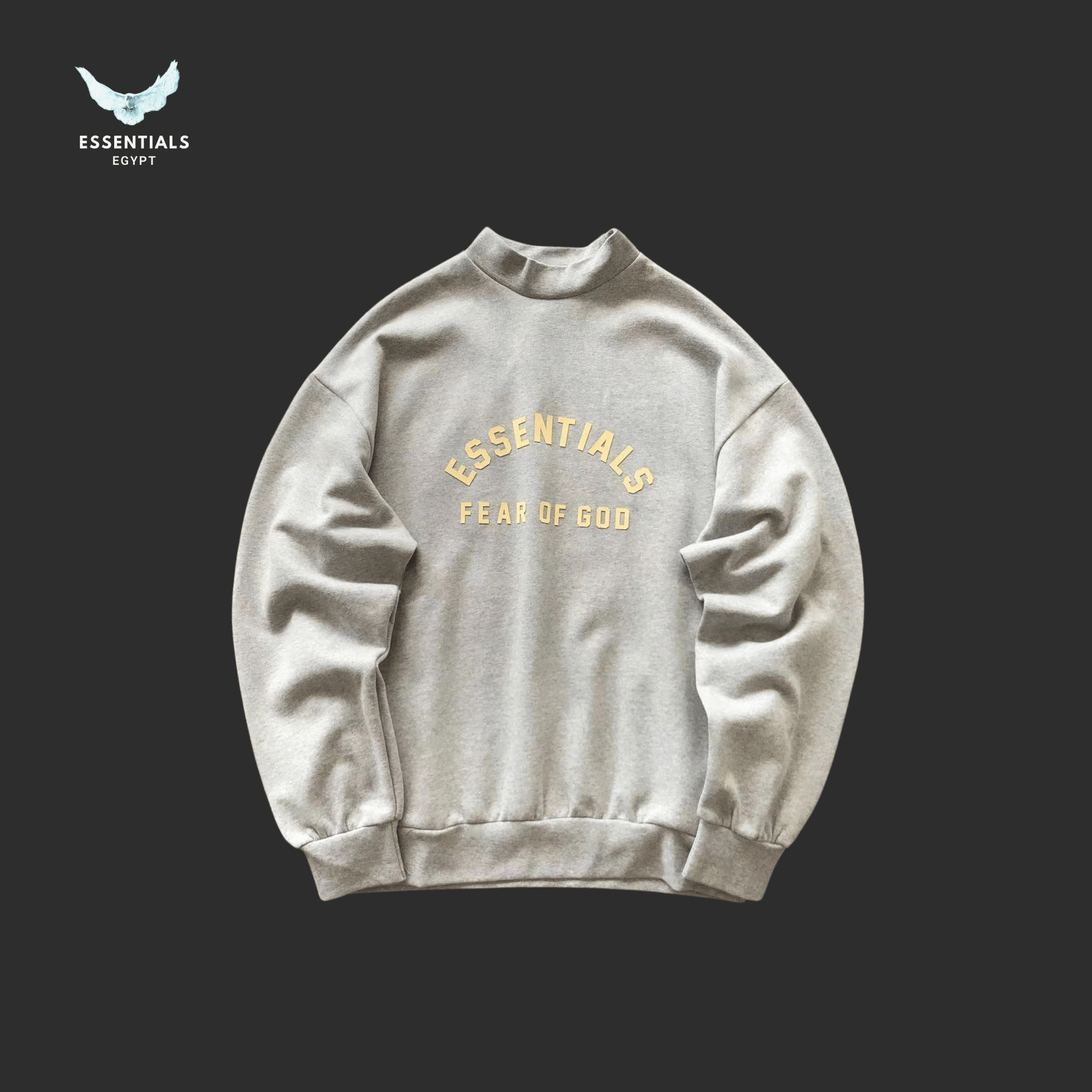 Essentials Sweater – Mint Logo Crew - ESSENTIALS EGYPT