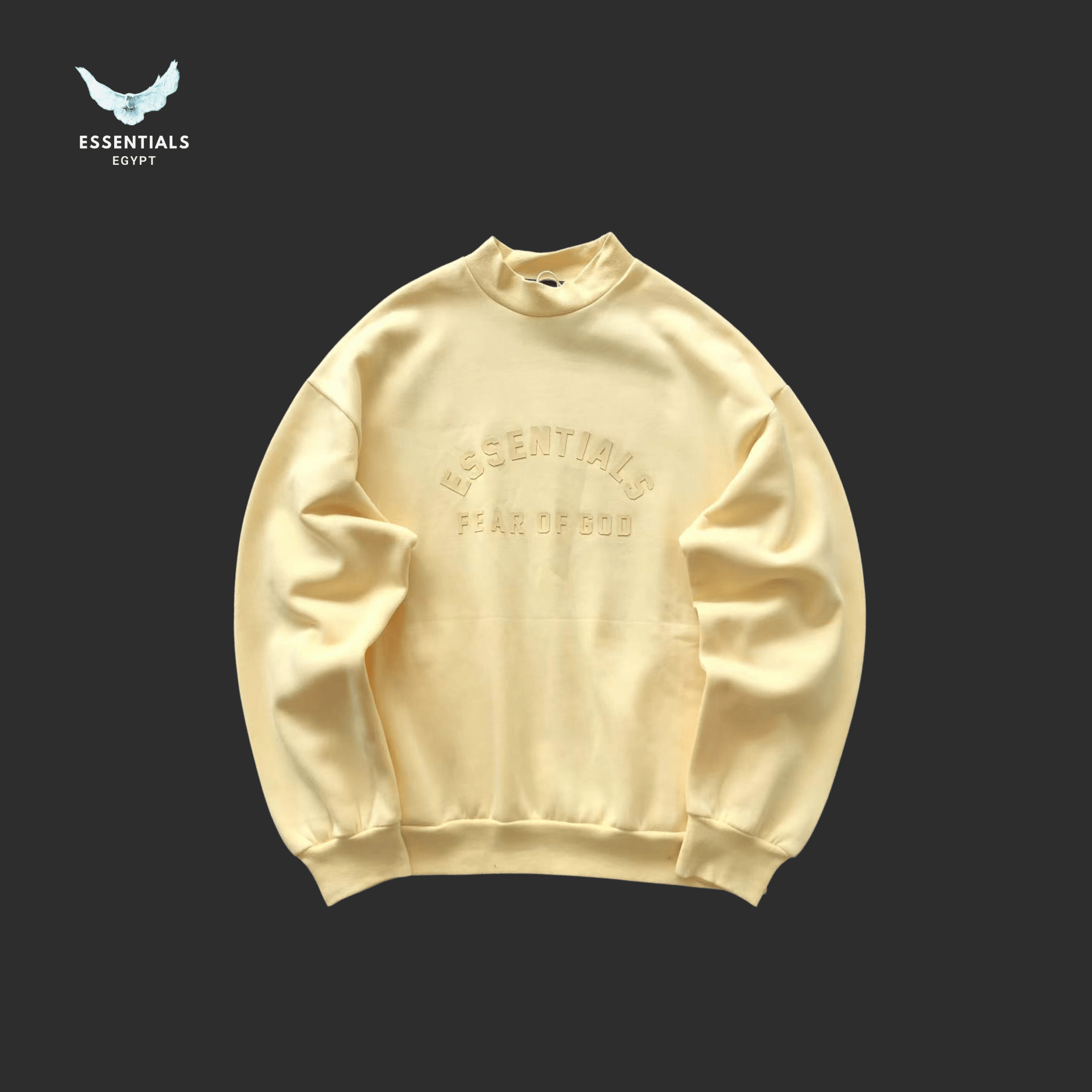 Essentials Sweater – Mint Logo Crew - ESSENTIALS EGYPT