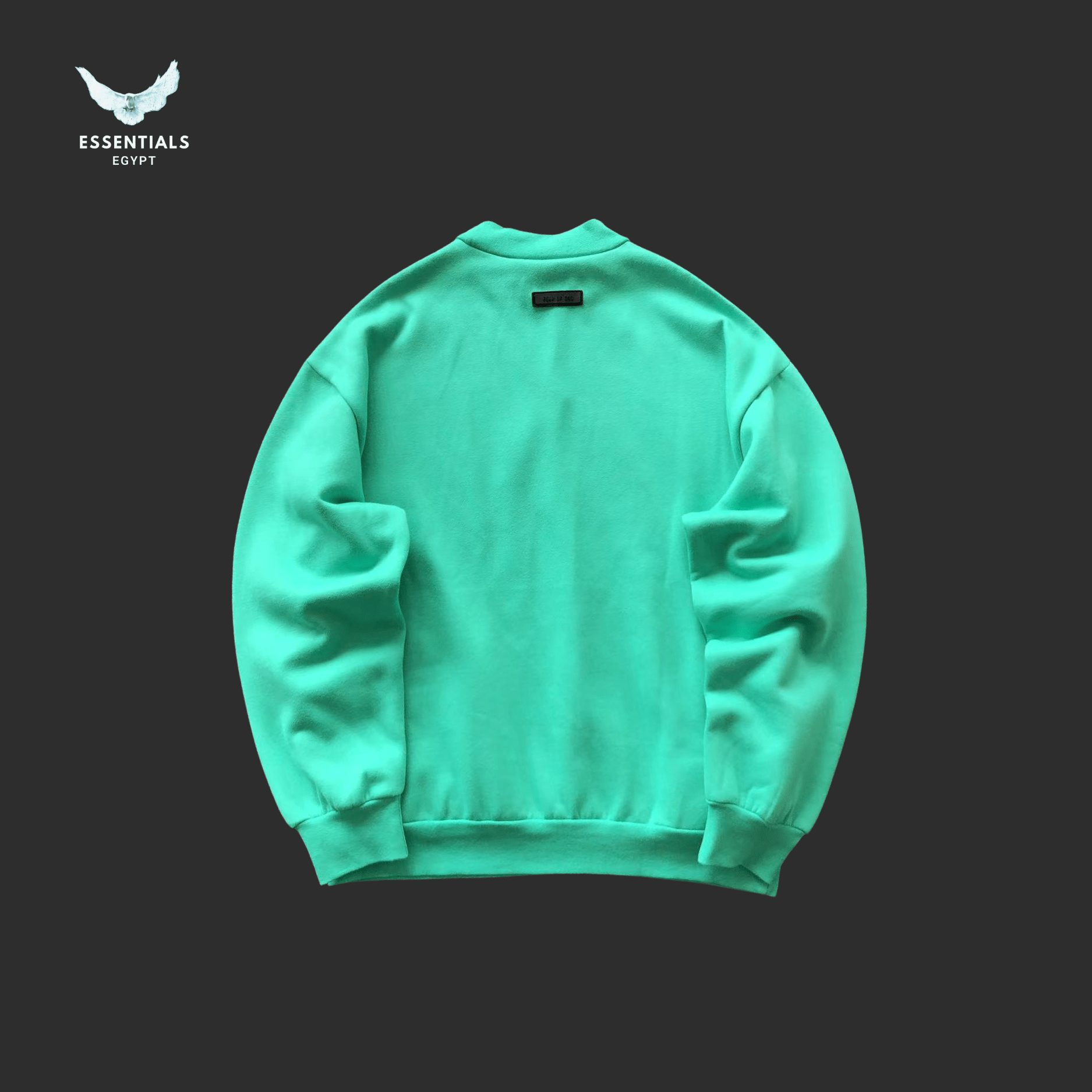 Essentials Sweater – Mint Logo Crew - ESSENTIALS EGYPT