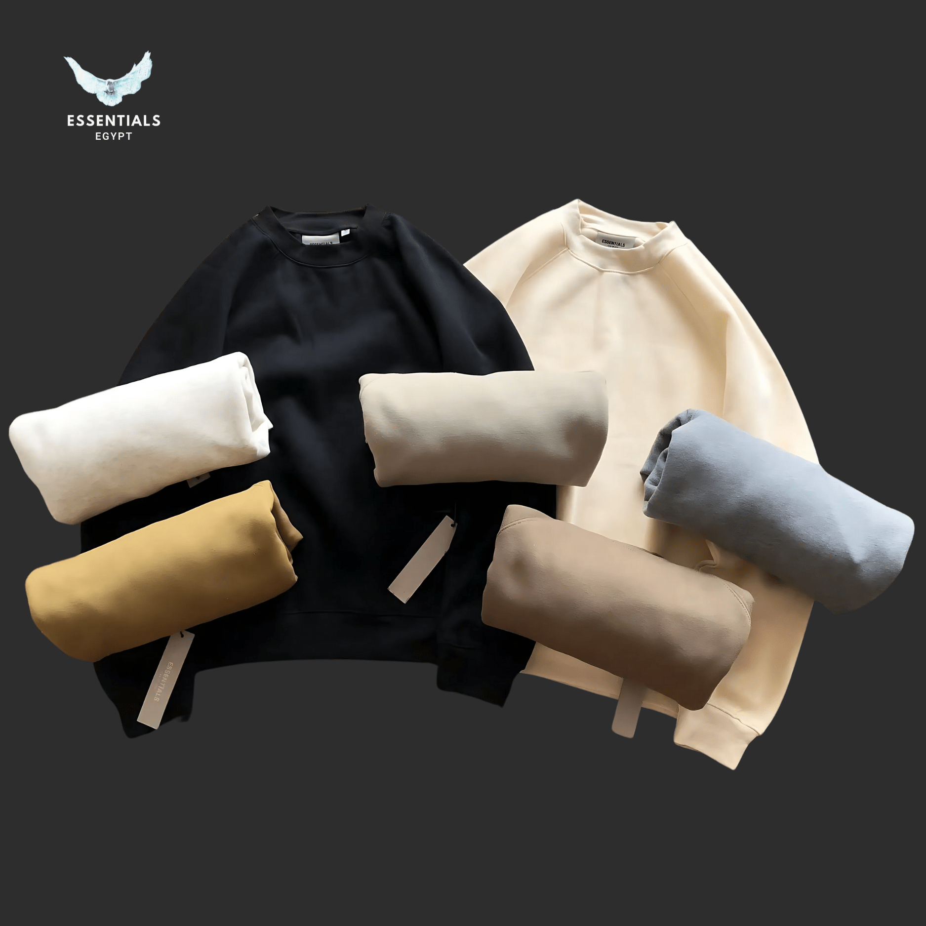 Essentials Sweater – Fear of God Logo - ESSENTIALS EGYPT