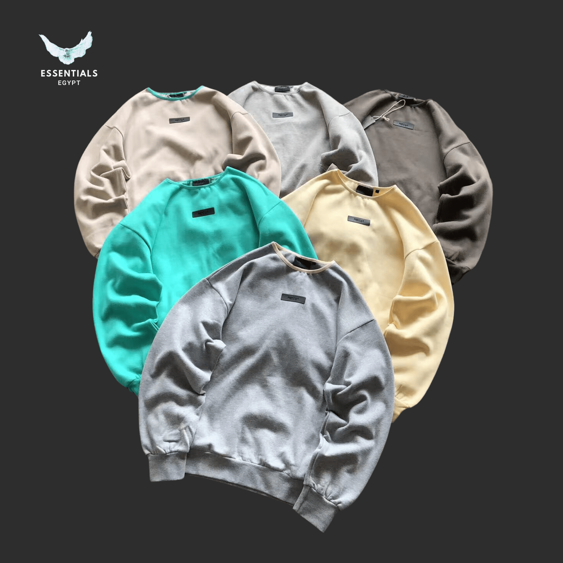 Essentials Hoodie – Multi - Color Pastel Drop - ESSENTIALS EGYPT