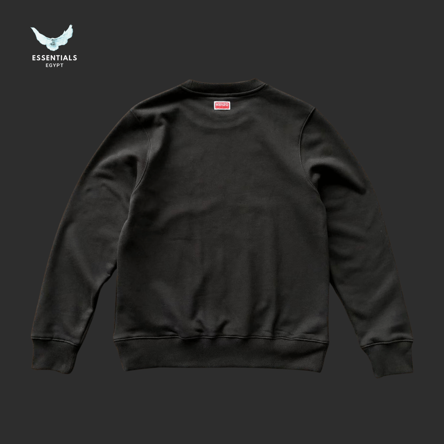 Kenzo Mini Tiger Patch Sweater – Black, Pink & Green - ESSENTIALS EGYPT