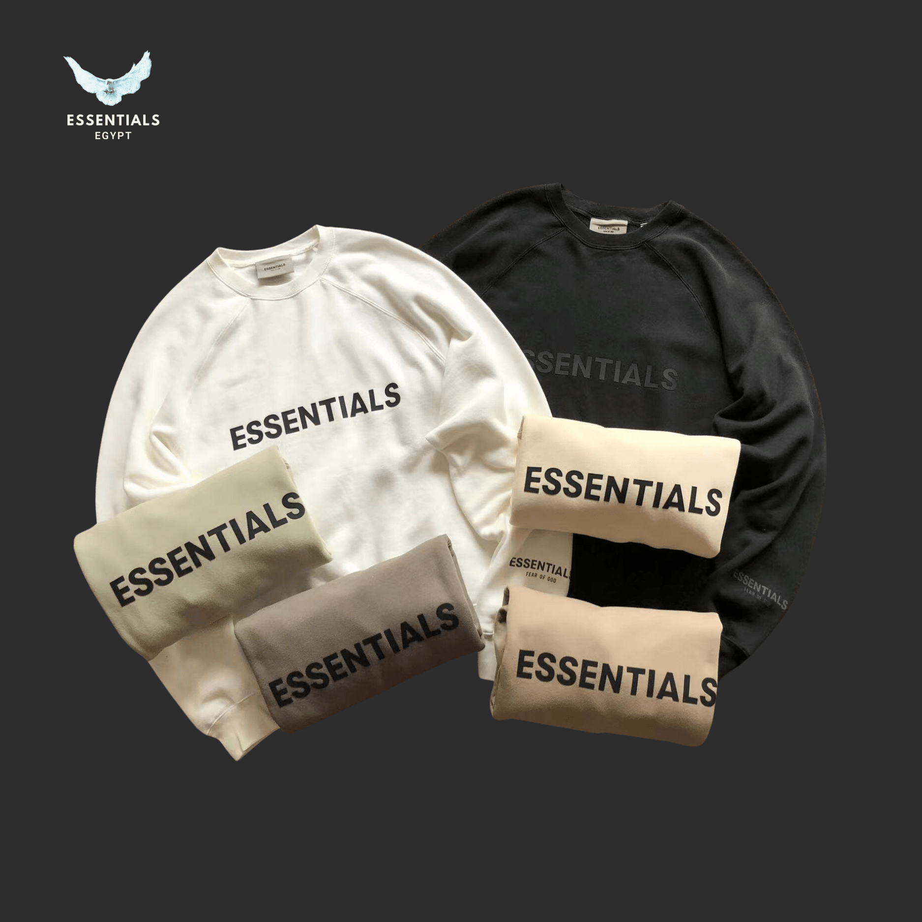Essentials Sweater – Bold Logo Fleece - ESSENTIALS EGYPT