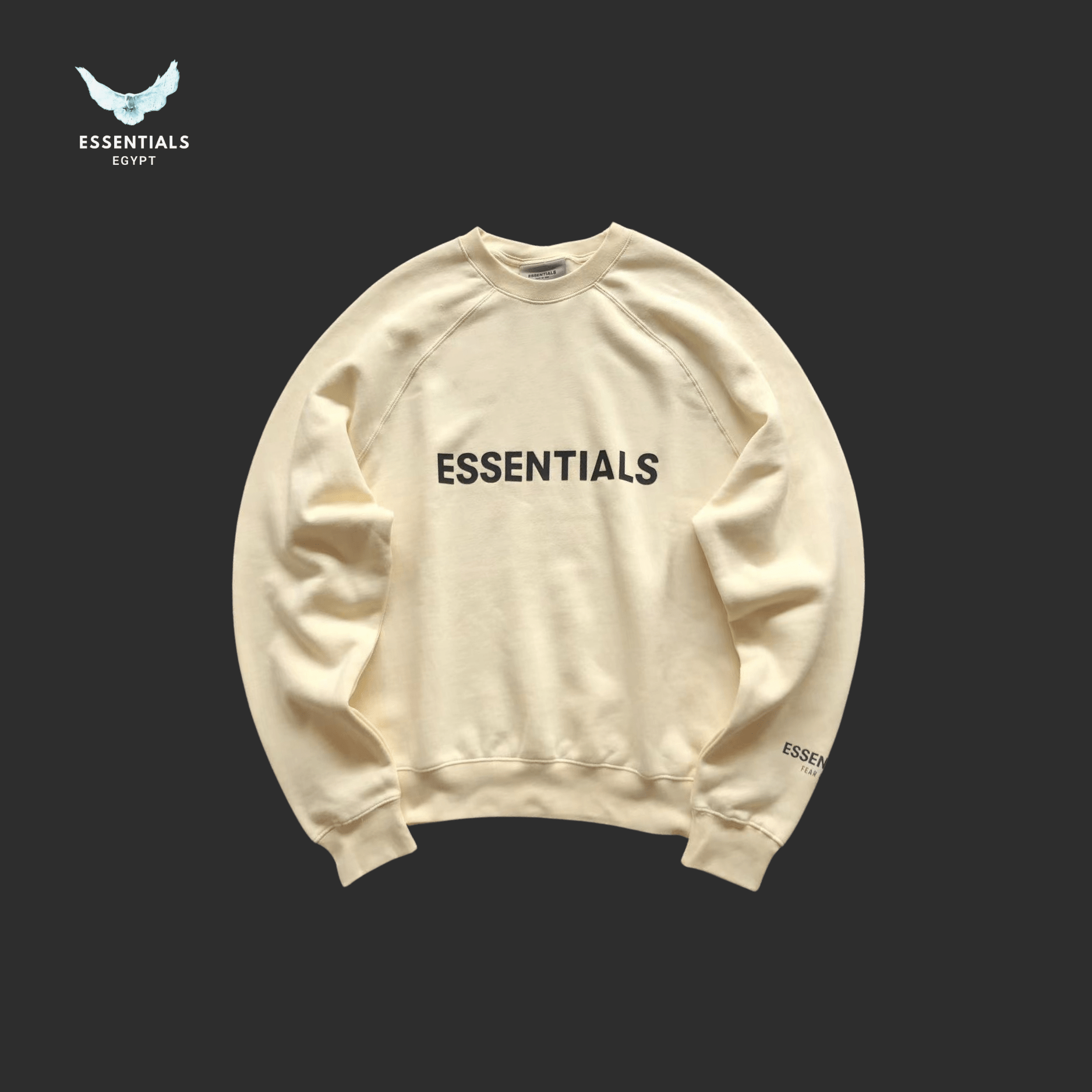 Essentials Sweater – Bold Logo Fleece - ESSENTIALS EGYPT