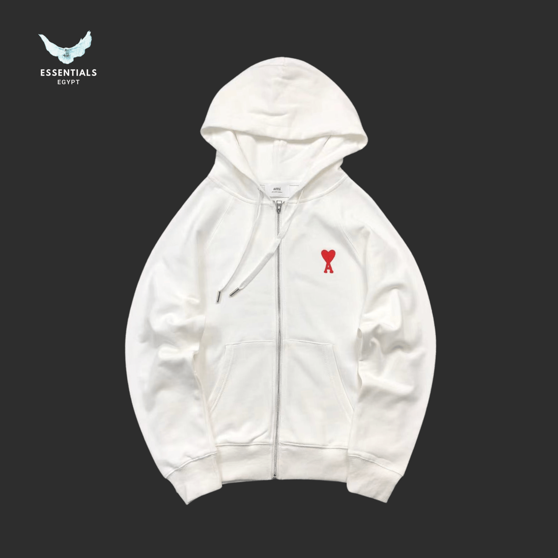AMI Paris Hoodie – Color Logo Series - ESSENTIALS EGYPT