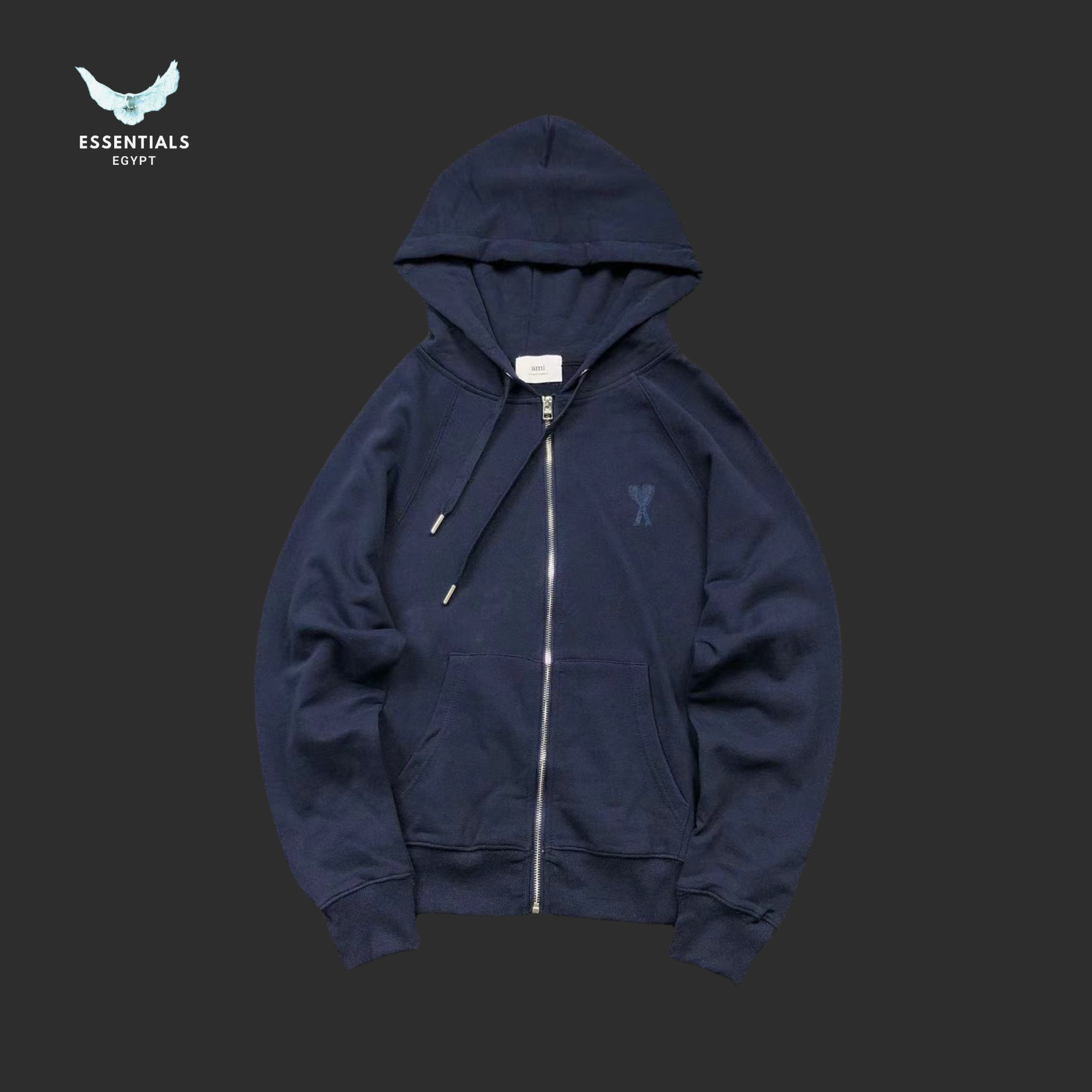 AMI Paris Hoodie – Color Logo Series - ESSENTIALS EGYPT