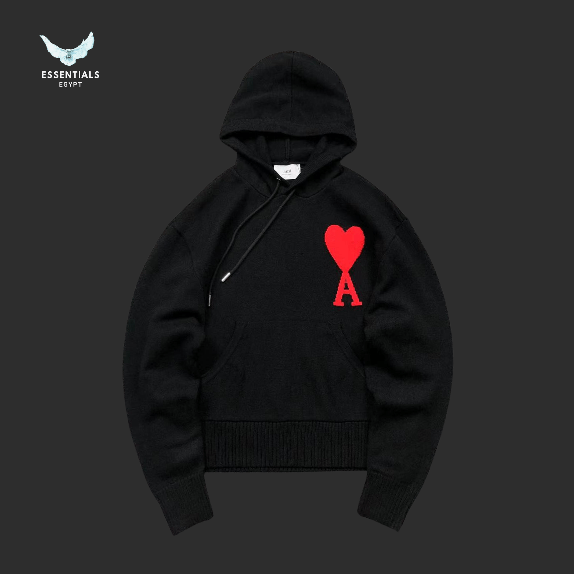 AMI Paris Hoodie – Statement Heart Colors - ESSENTIALS EGYPT