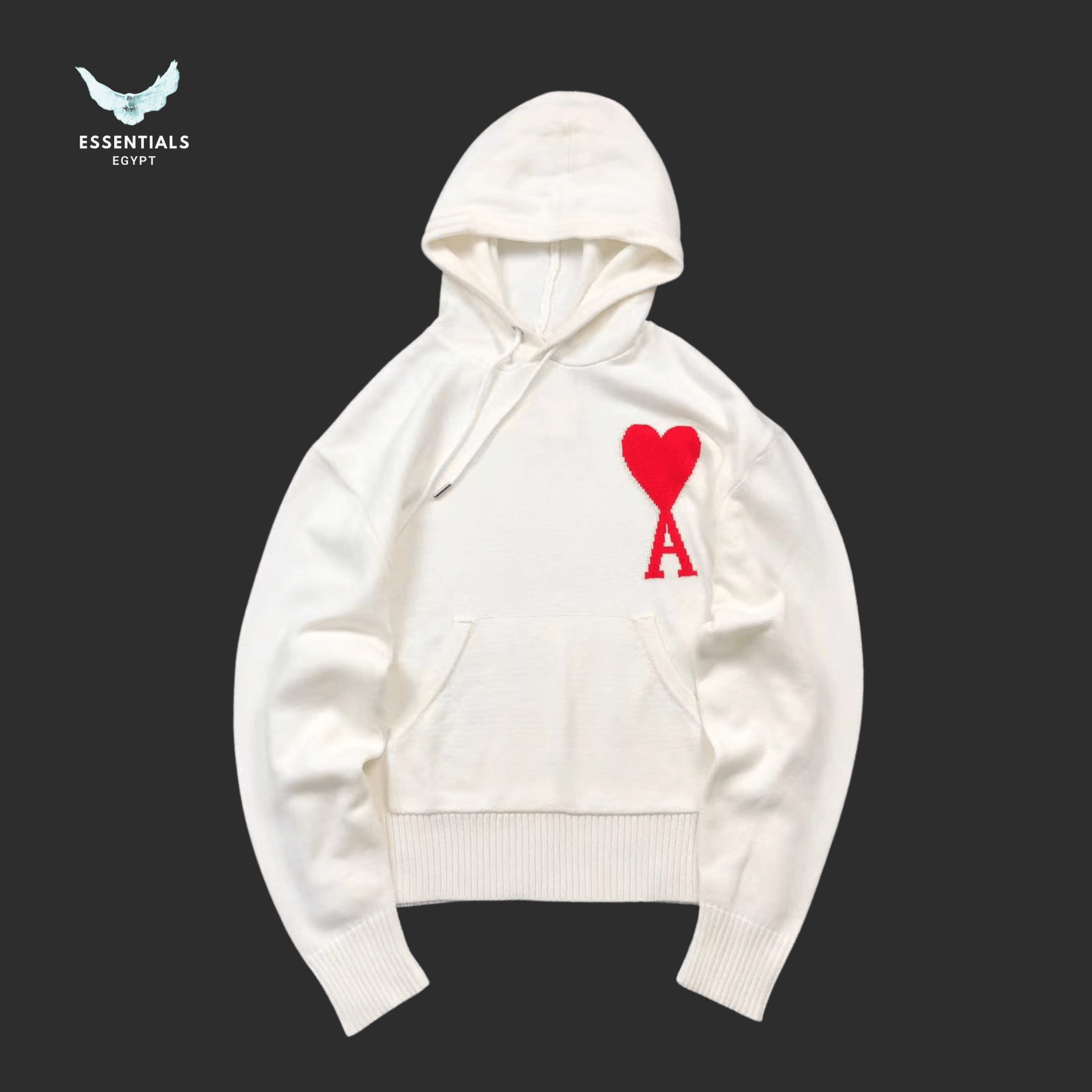 AMI Paris Hoodie – Statement Heart Colors - ESSENTIALS EGYPT