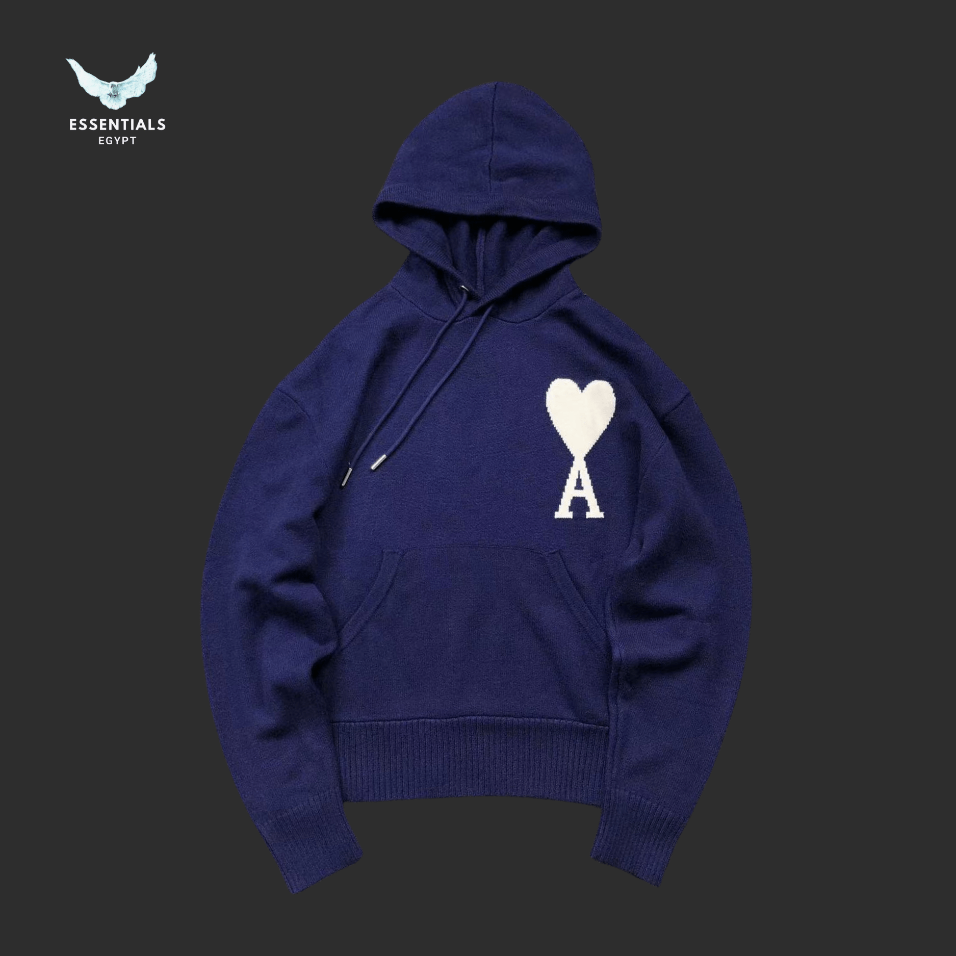 AMI Paris Hoodie – Statement Heart Colors - ESSENTIALS EGYPT