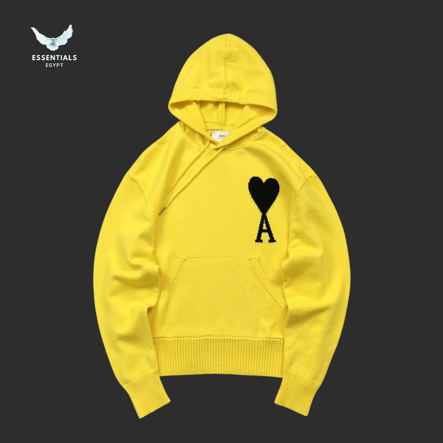 AMI Paris Hoodie – Statement Heart Colors - ESSENTIALS EGYPT