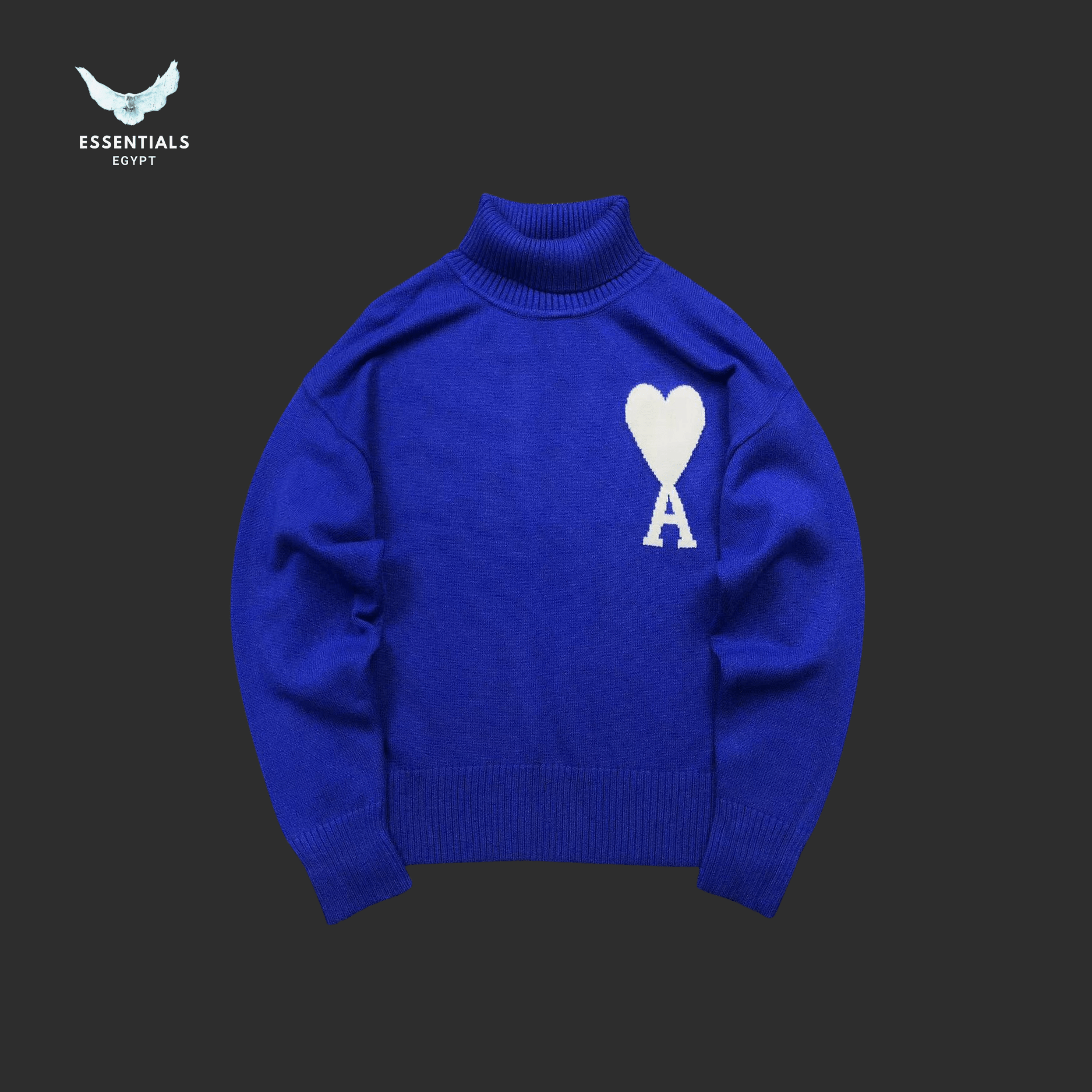 AMI Paris Sweatshirt – Color Pop Logo Drop - ESSENTIALS EGYPT