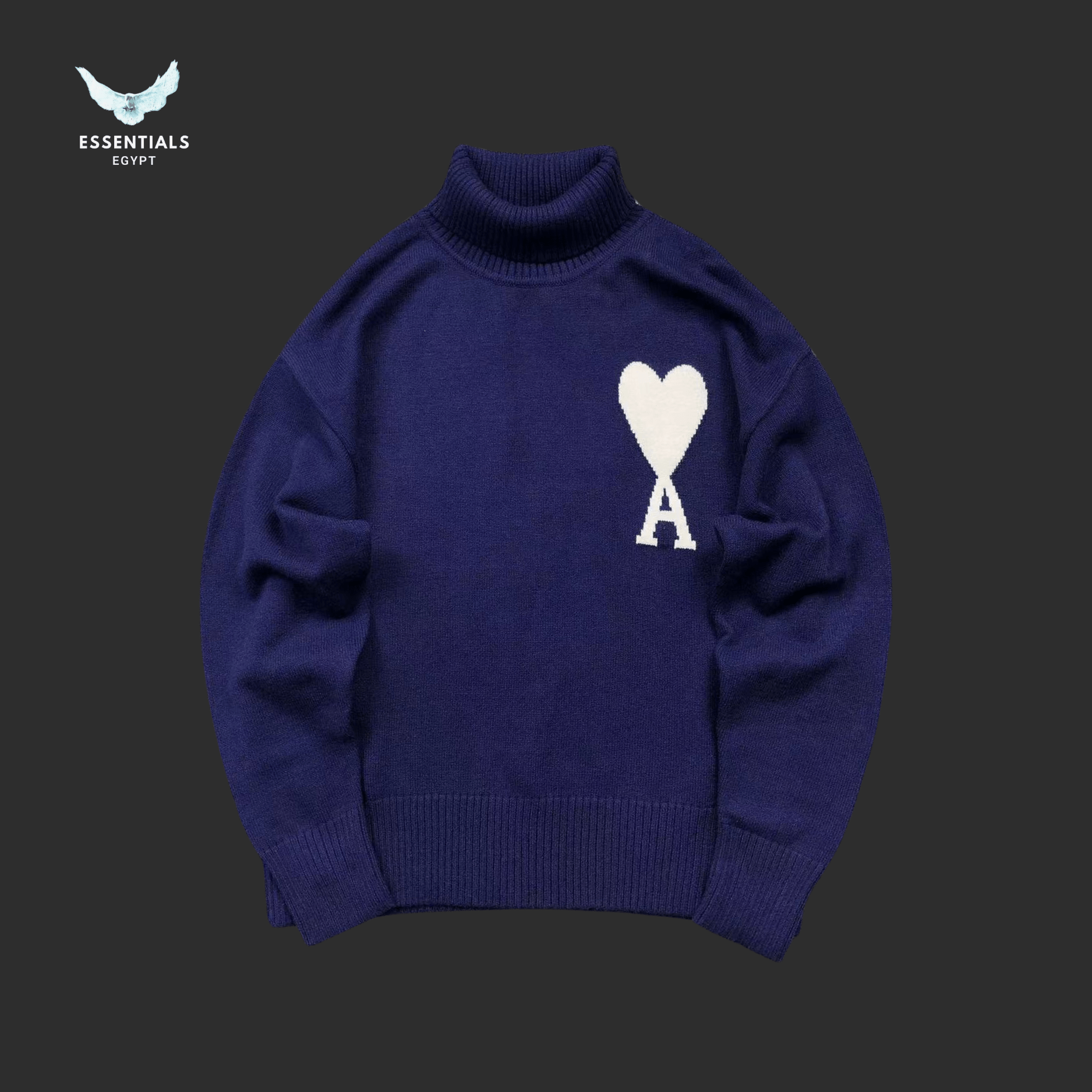 AMI Paris Sweatshirt – Heart Crew - ESSENTIALS EGYPT