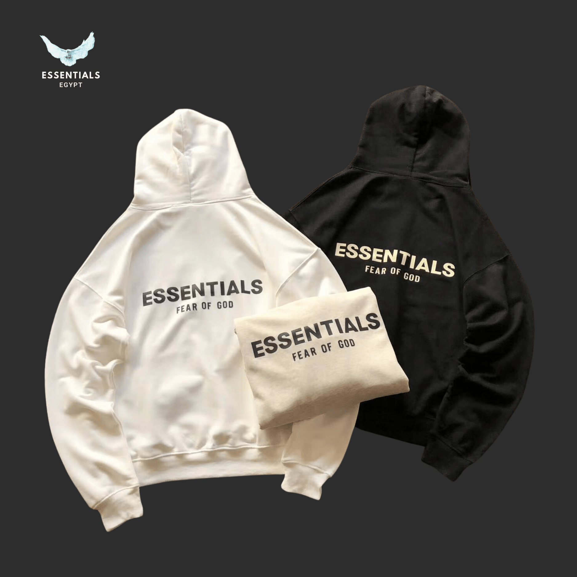 Essentials Hoodie – Clean Logo - ESSENTIALS EGYPT