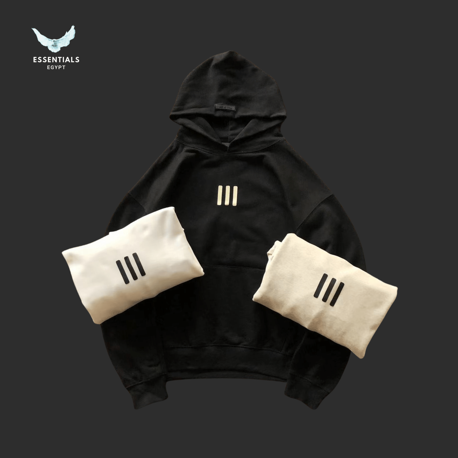 Essentials Hoodie – Clean Logo - ESSENTIALS EGYPT