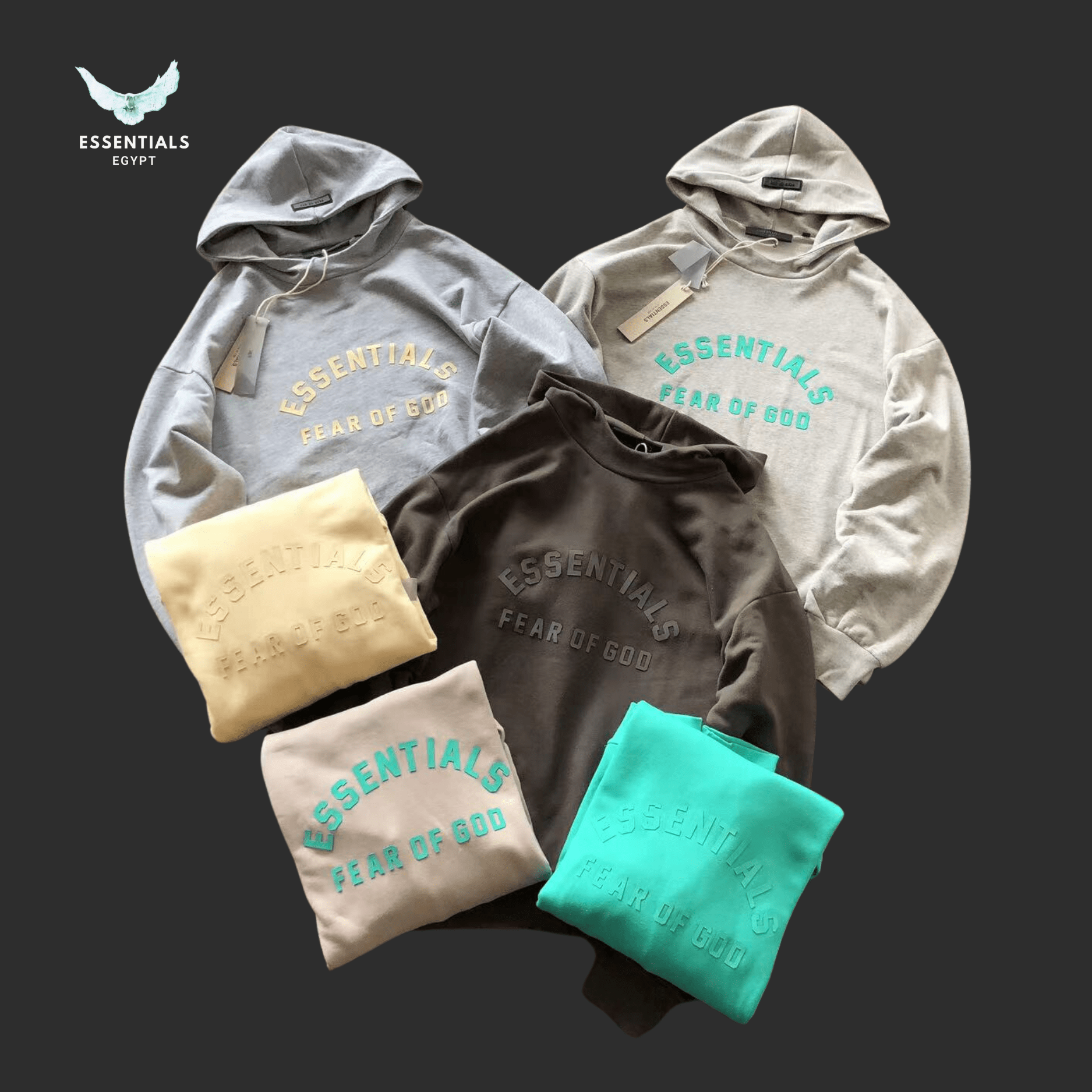 Essentials Fear of God Hoodie – Classic Logo Drop - ESSENTIALS EGYPT