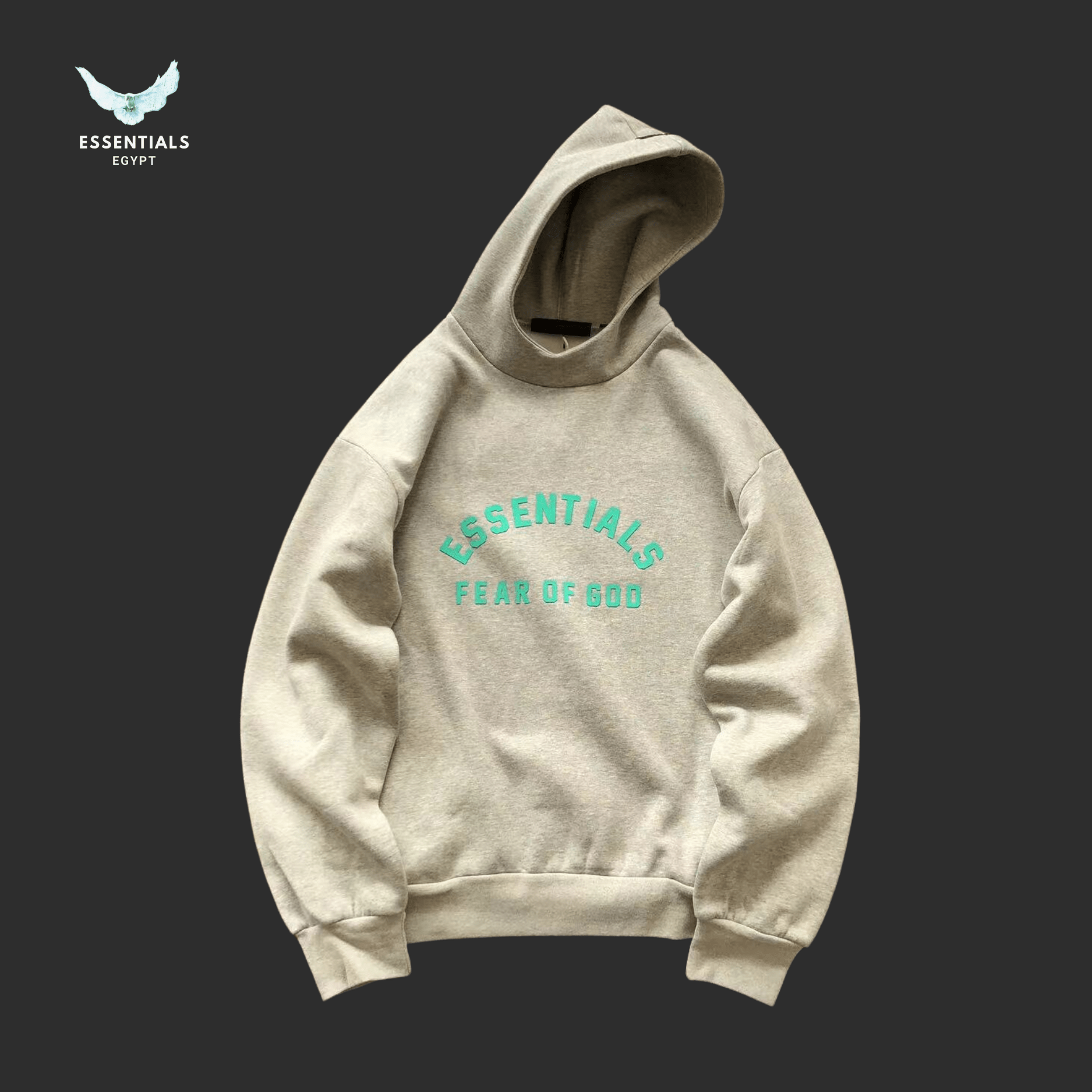 Essentials Hoodie – Mint Highlight Collection - ESSENTIALS EGYPT