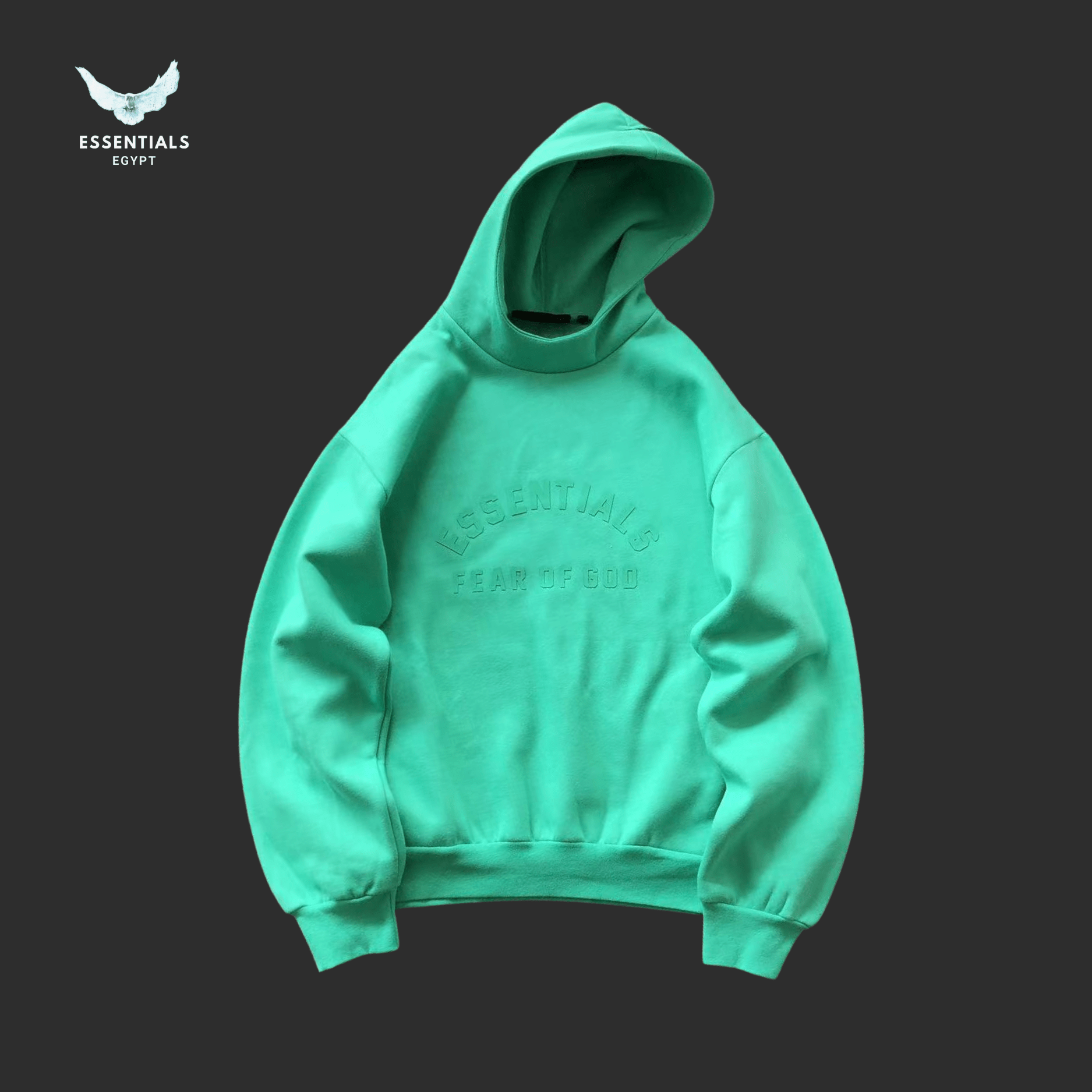 Essentials Hoodie – Mint Highlight Collection - ESSENTIALS EGYPT