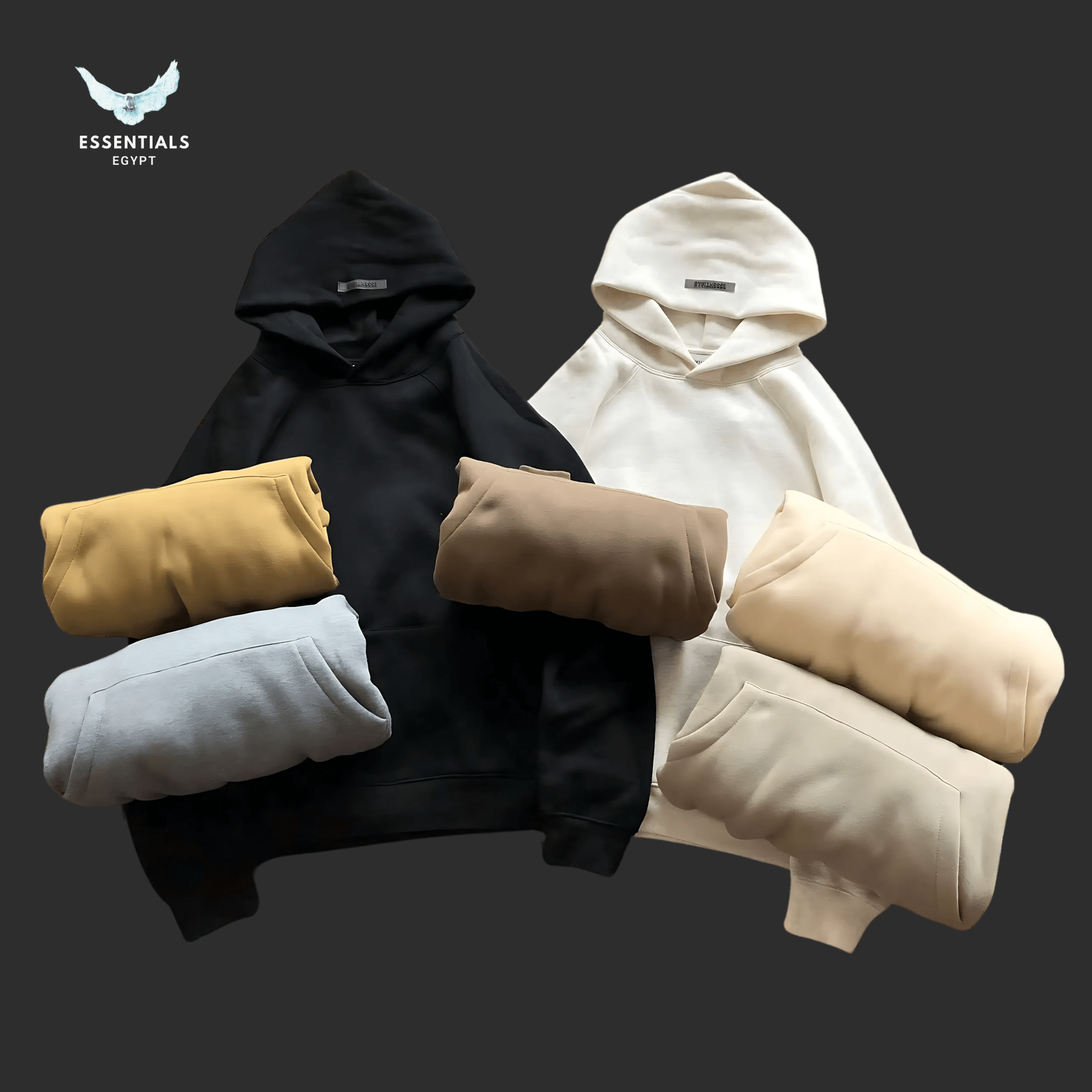 Essentials Hoodie – Earth Tone Capsule - ESSENTIALS EGYPT