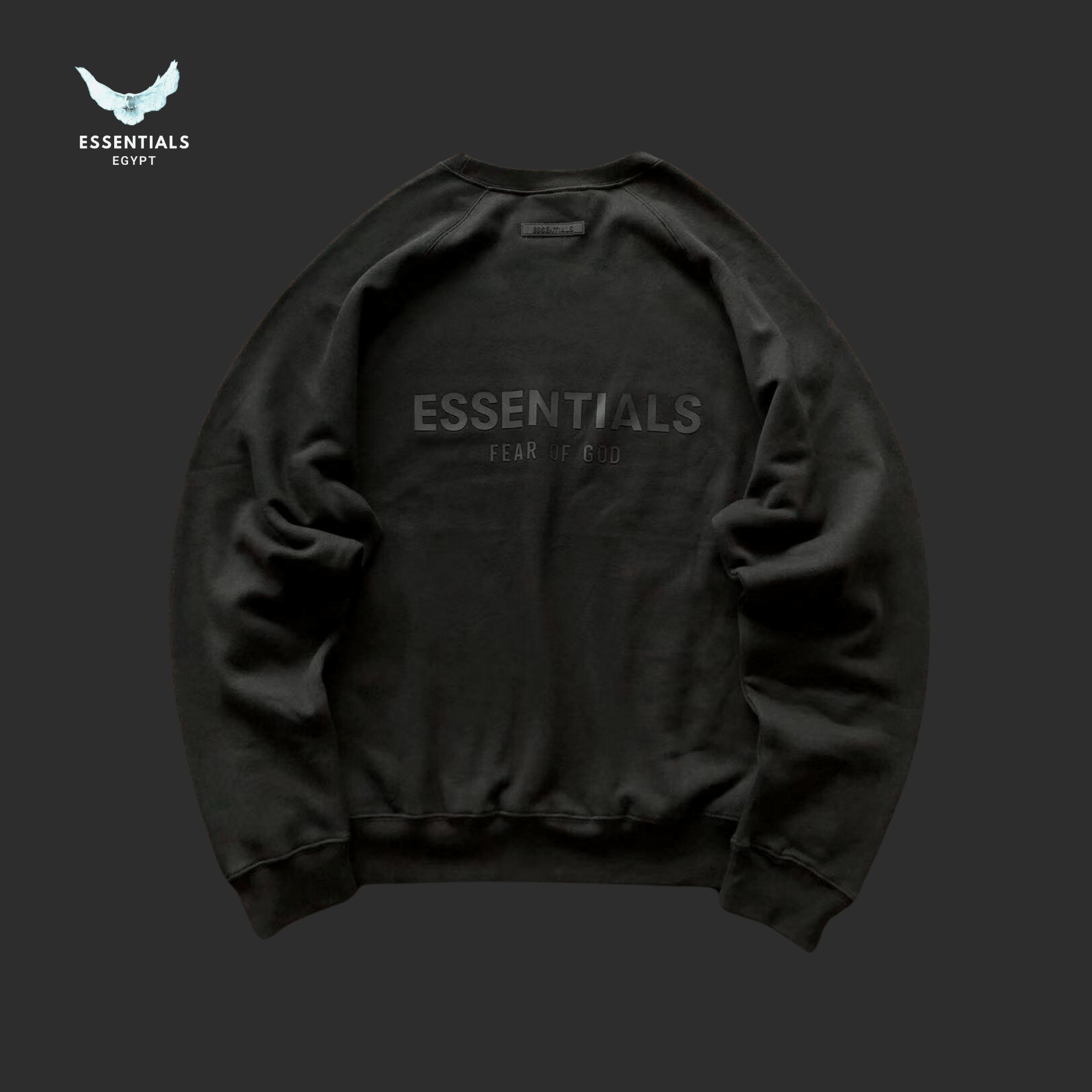 Essentials Sweater – Classic Logo Crew - ESSENTIALS EGYPT