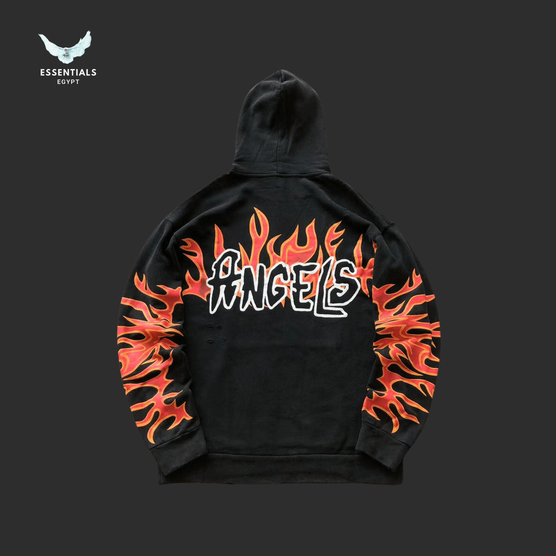 Palm Angels Hoodie – Flames Back - ESSENTIALS EGYPT