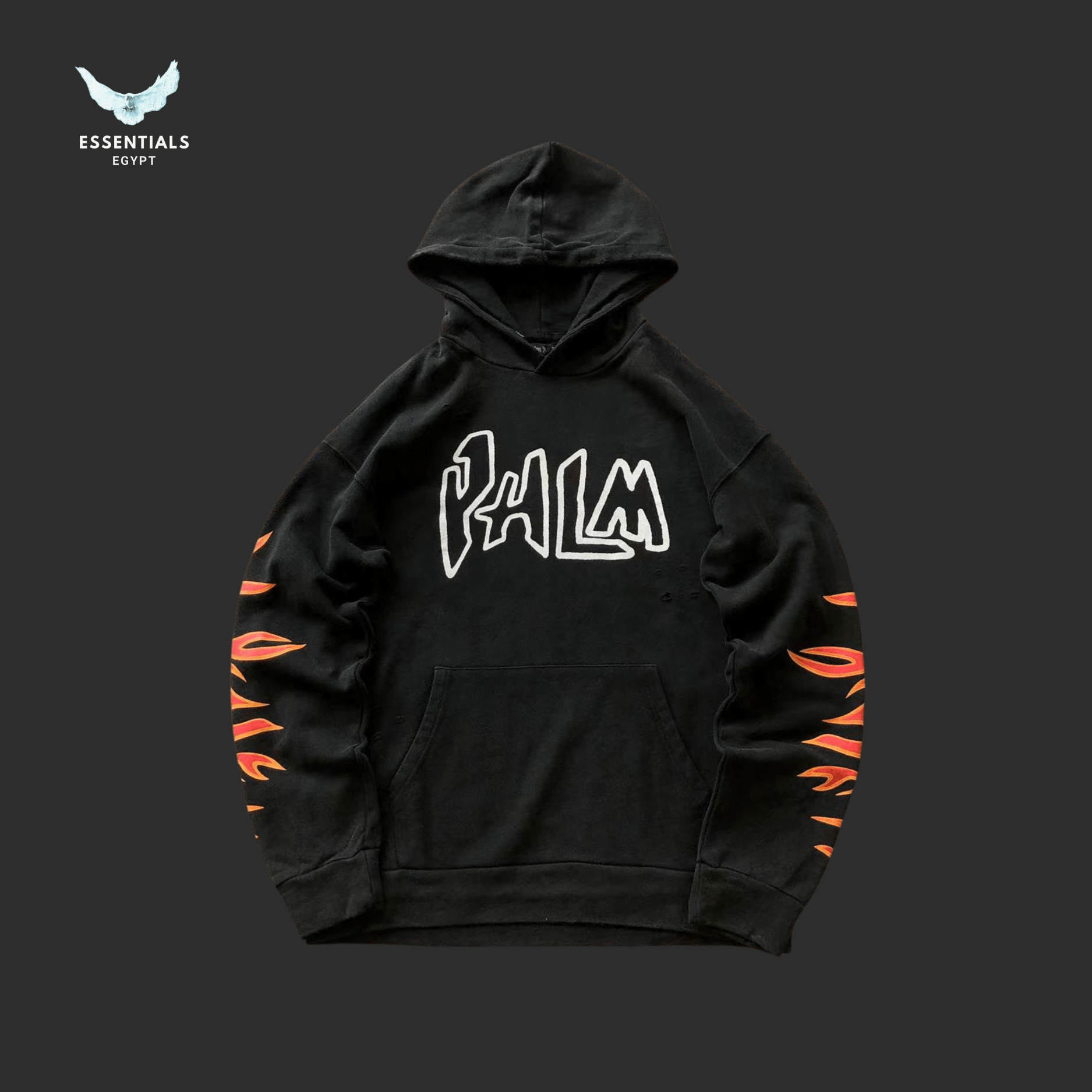 Palm Angels Hoodie – Flames Back - ESSENTIALS EGYPT