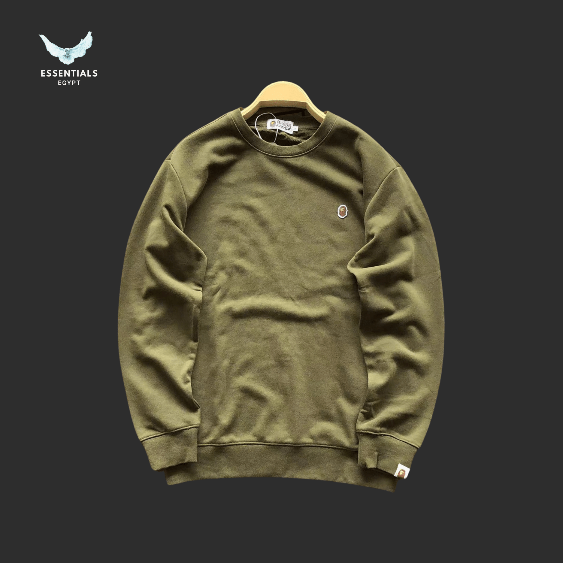 BAPE Sweater – Mini Ape Patch - ESSENTIALS EGYPT