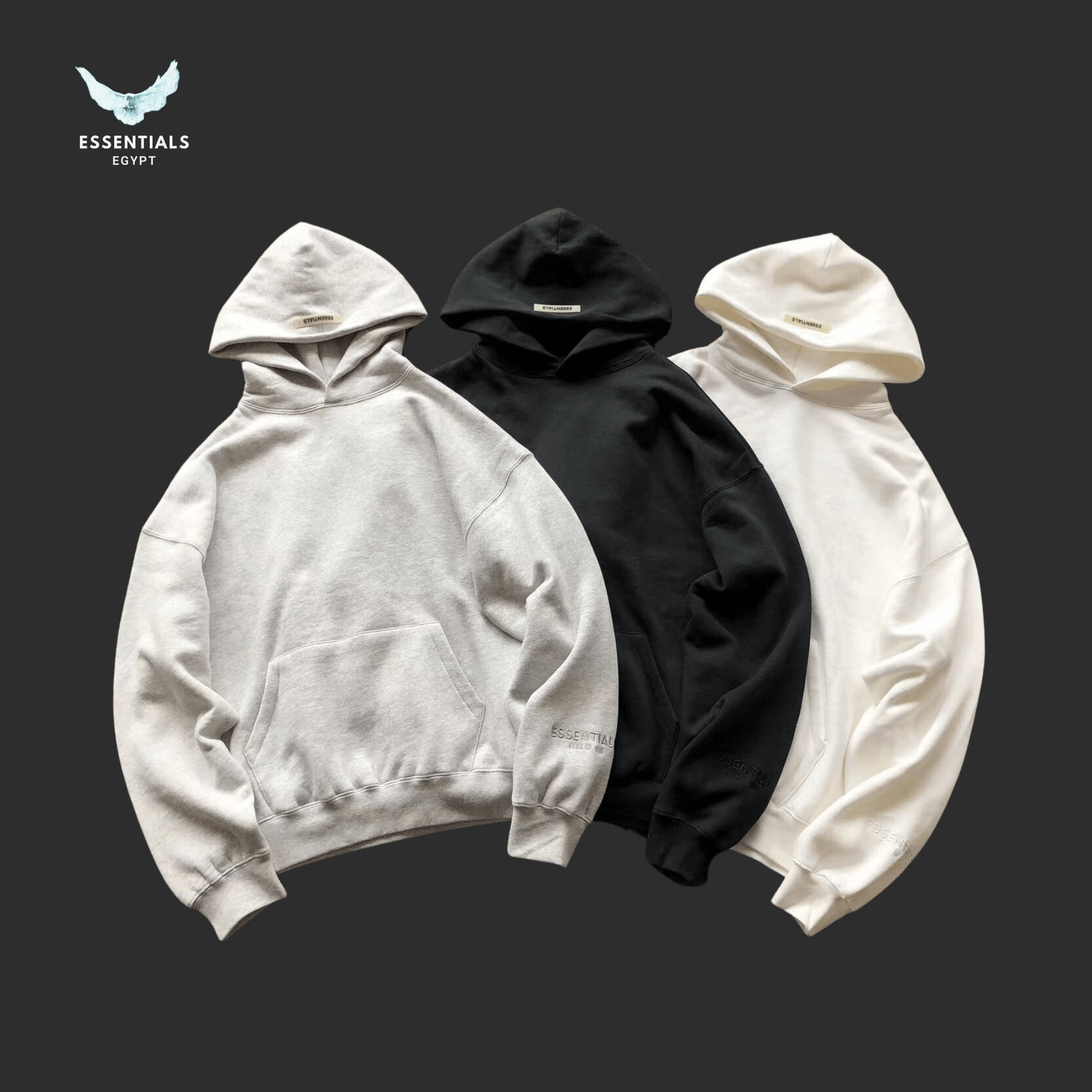 Essentials Hoodie – Los Angeles Logo - ESSENTIALS EGYPT
