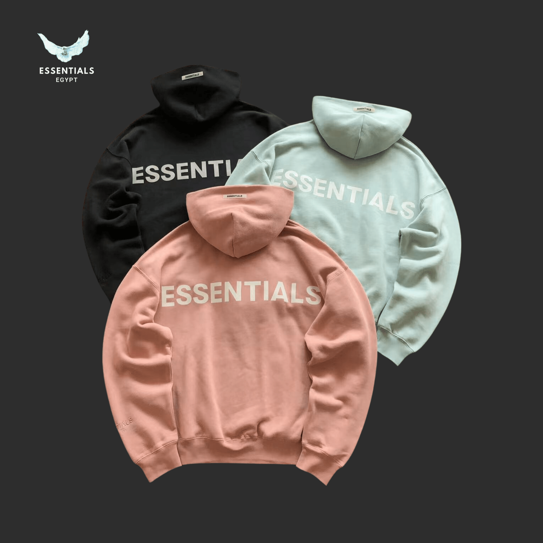 Essentials Hoodie – Pastel Shades - ESSENTIALS EGYPT