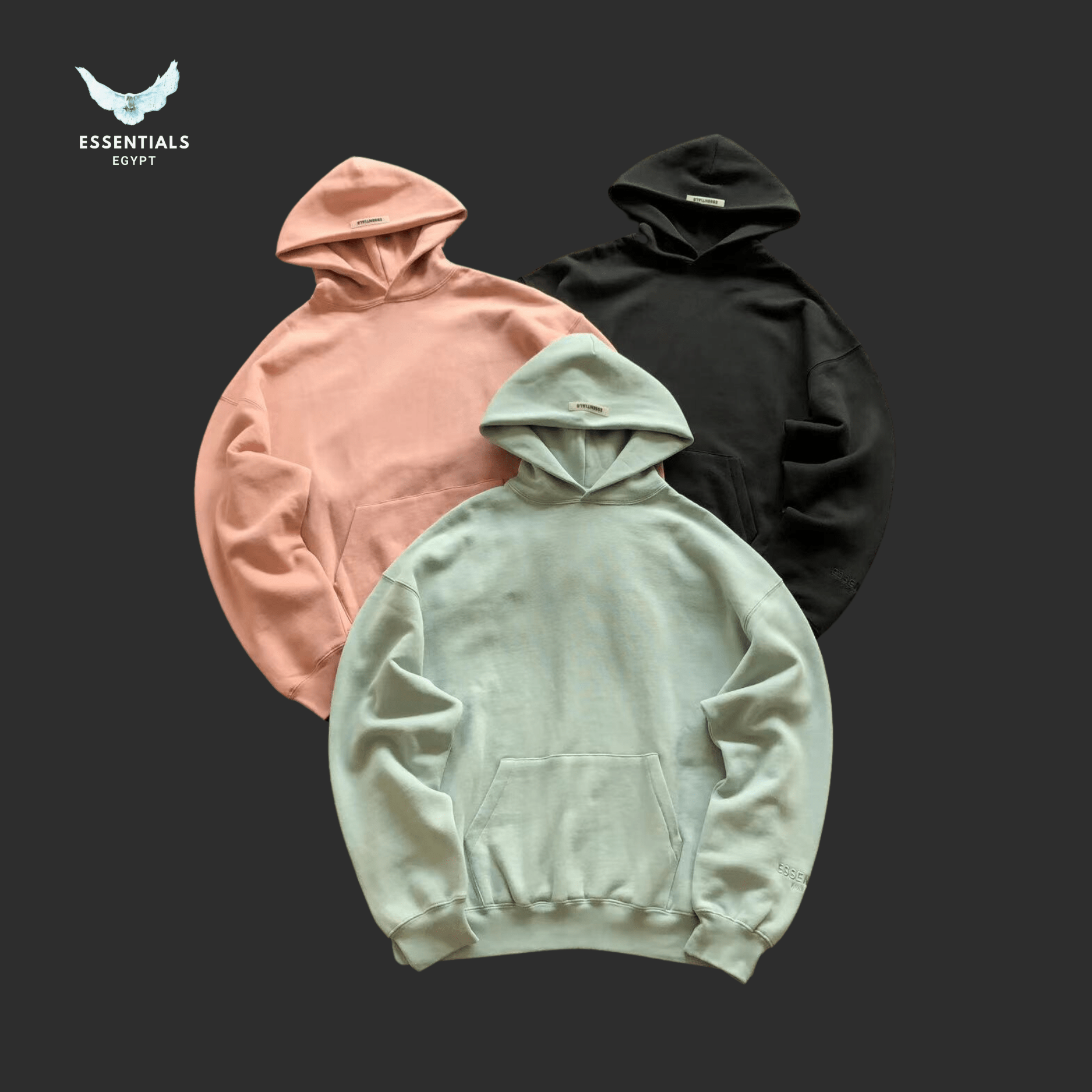 Essentials Hoodie – Pastel Shades - ESSENTIALS EGYPT