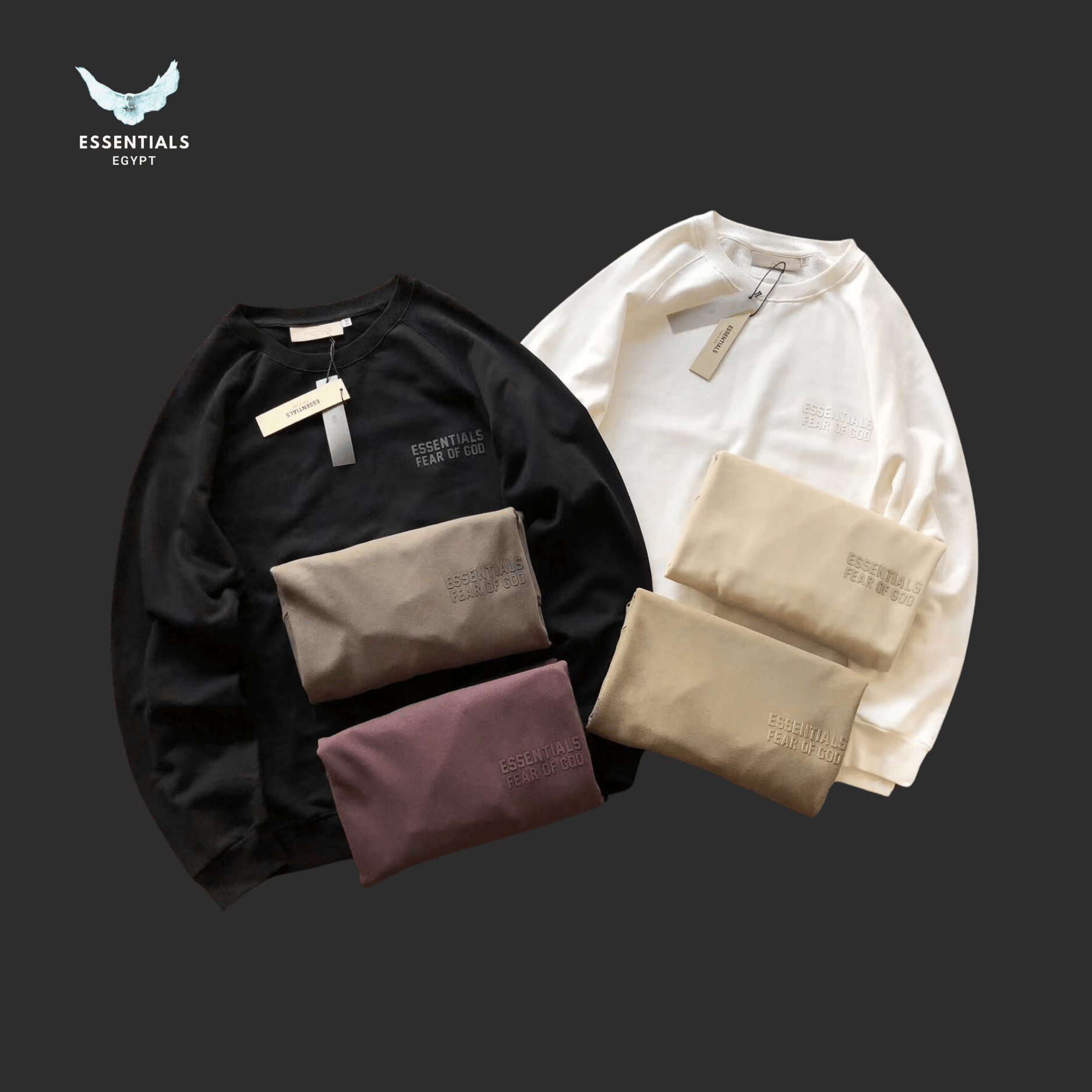 Essentials Fear of God Sweater – Soft Neutral Set - ESSENTIALS EGYPT