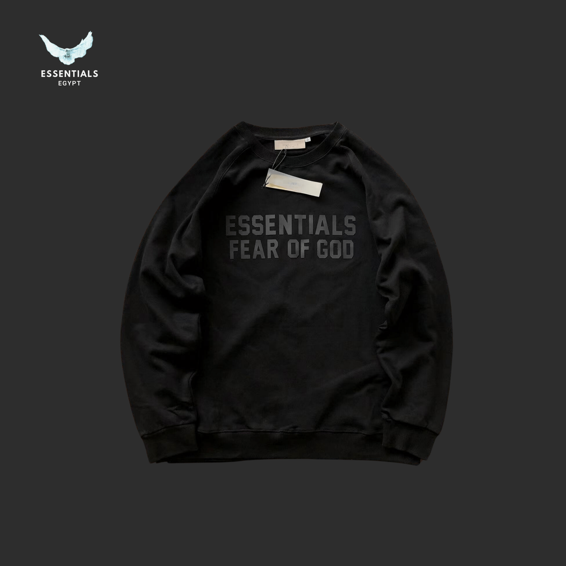 Essentials Fear of God Sweatshirt – Triple Logo Drop - ESSENTIALS EGYPT