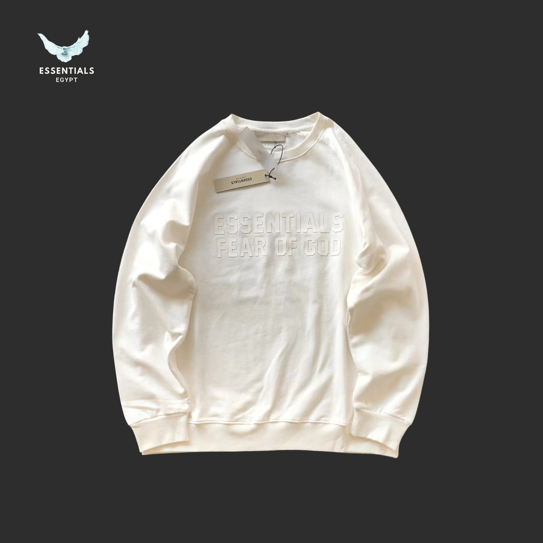 Essentials Fear of God Sweatshirt – Triple Logo Drop - ESSENTIALS EGYPT