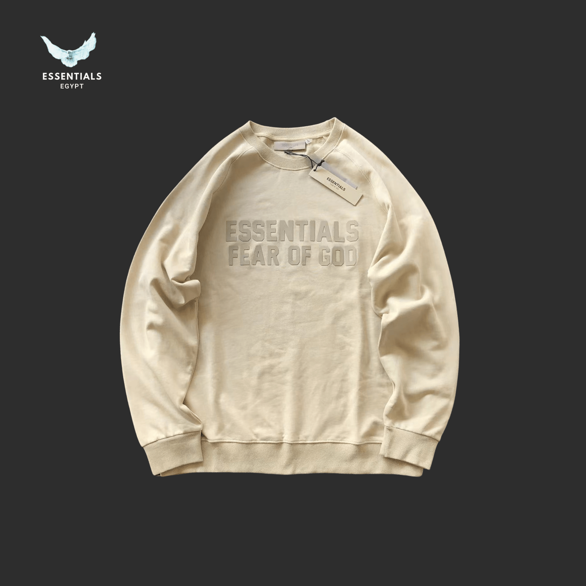 Essentials Fear of God Sweatshirt – Triple Logo Drop - ESSENTIALS EGYPT