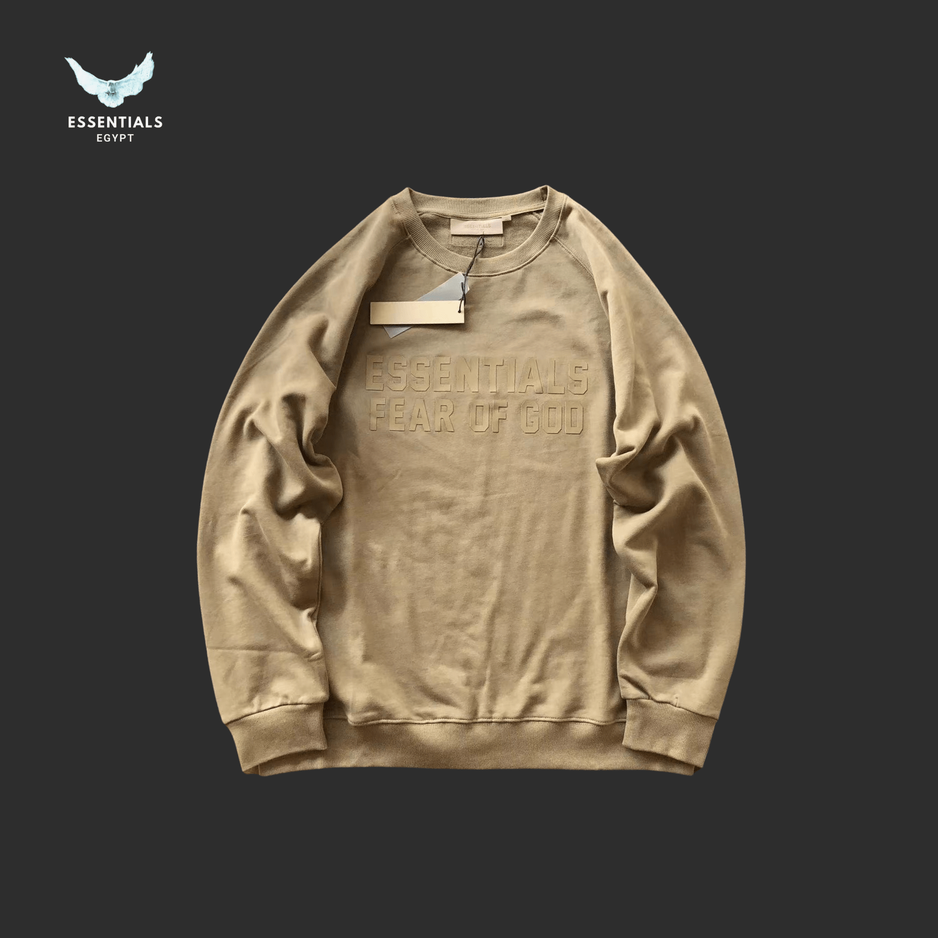 Essentials Fear of God Sweatshirt – Triple Logo Drop - ESSENTIALS EGYPT
